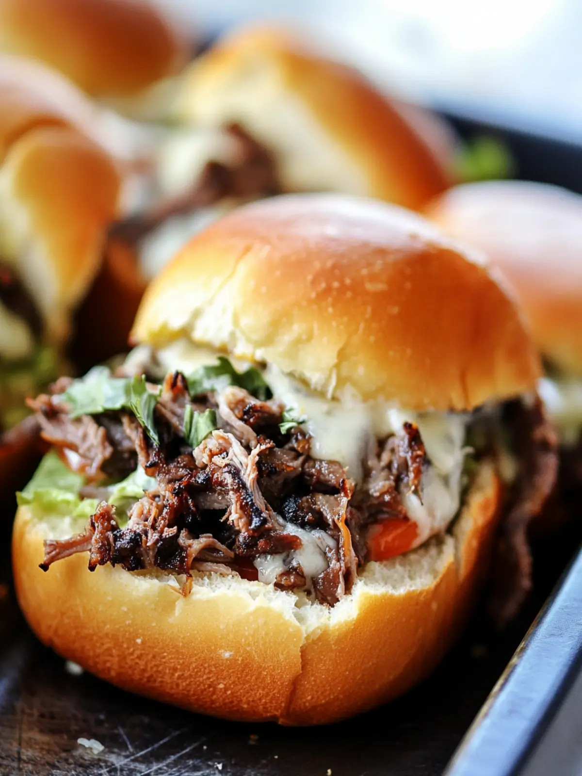 Cheesesteak Sliders