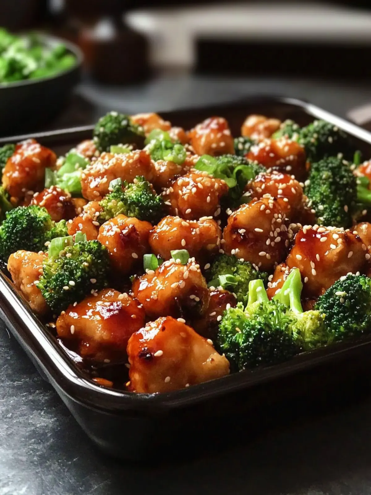 Sesame Chicken & Broccoli
