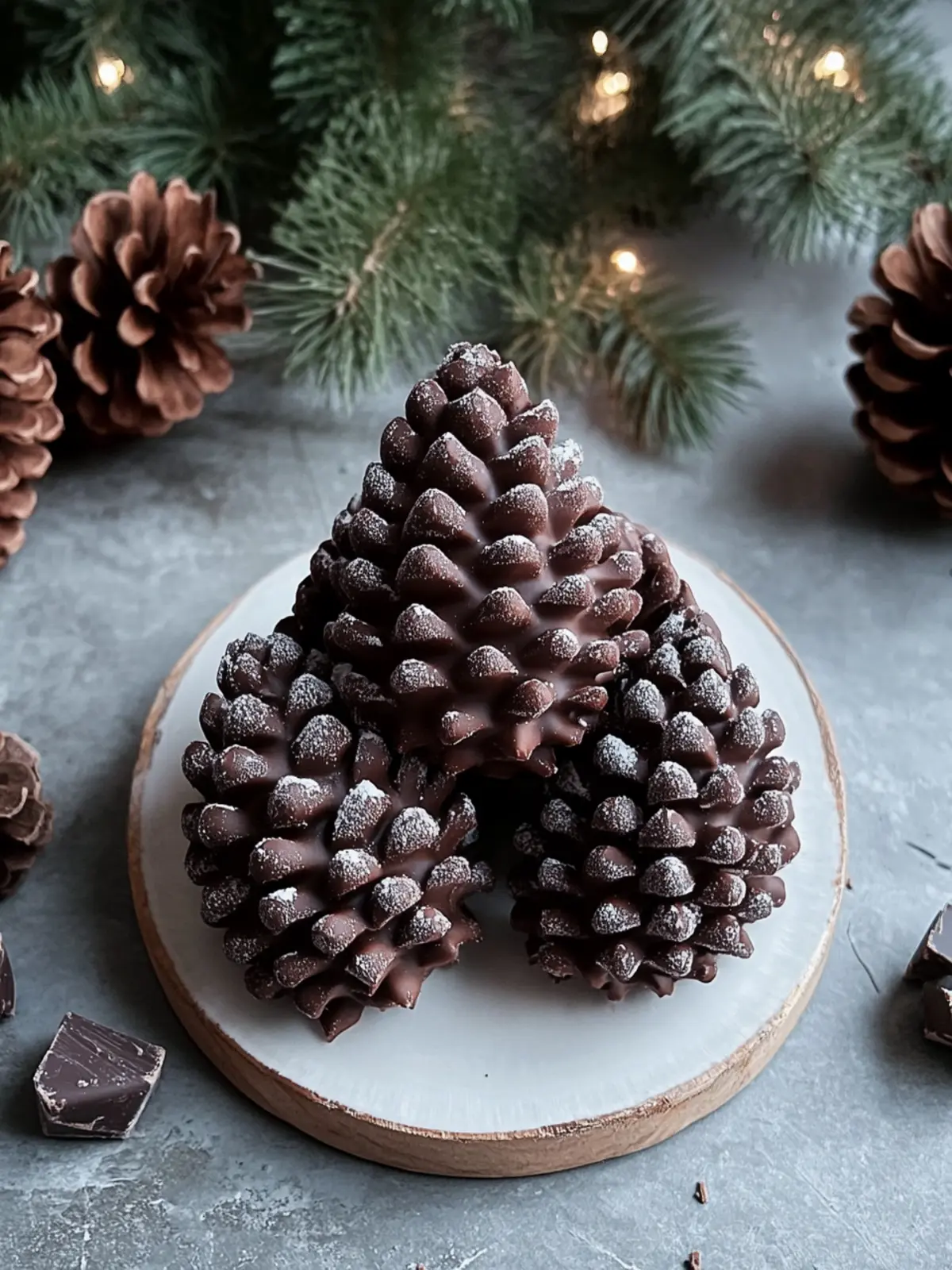 Chocolate Pine Cones