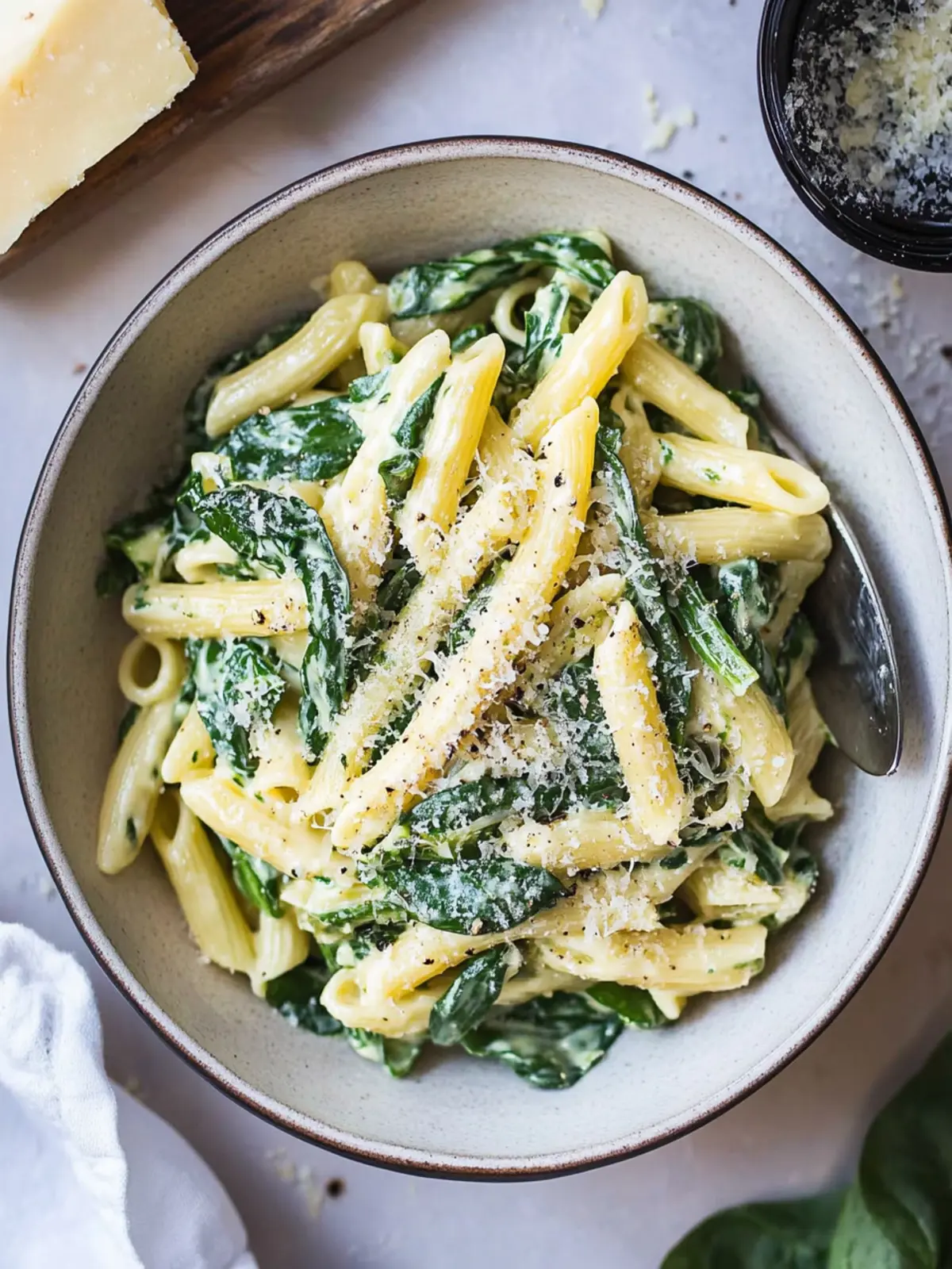 Pasta with Spinach