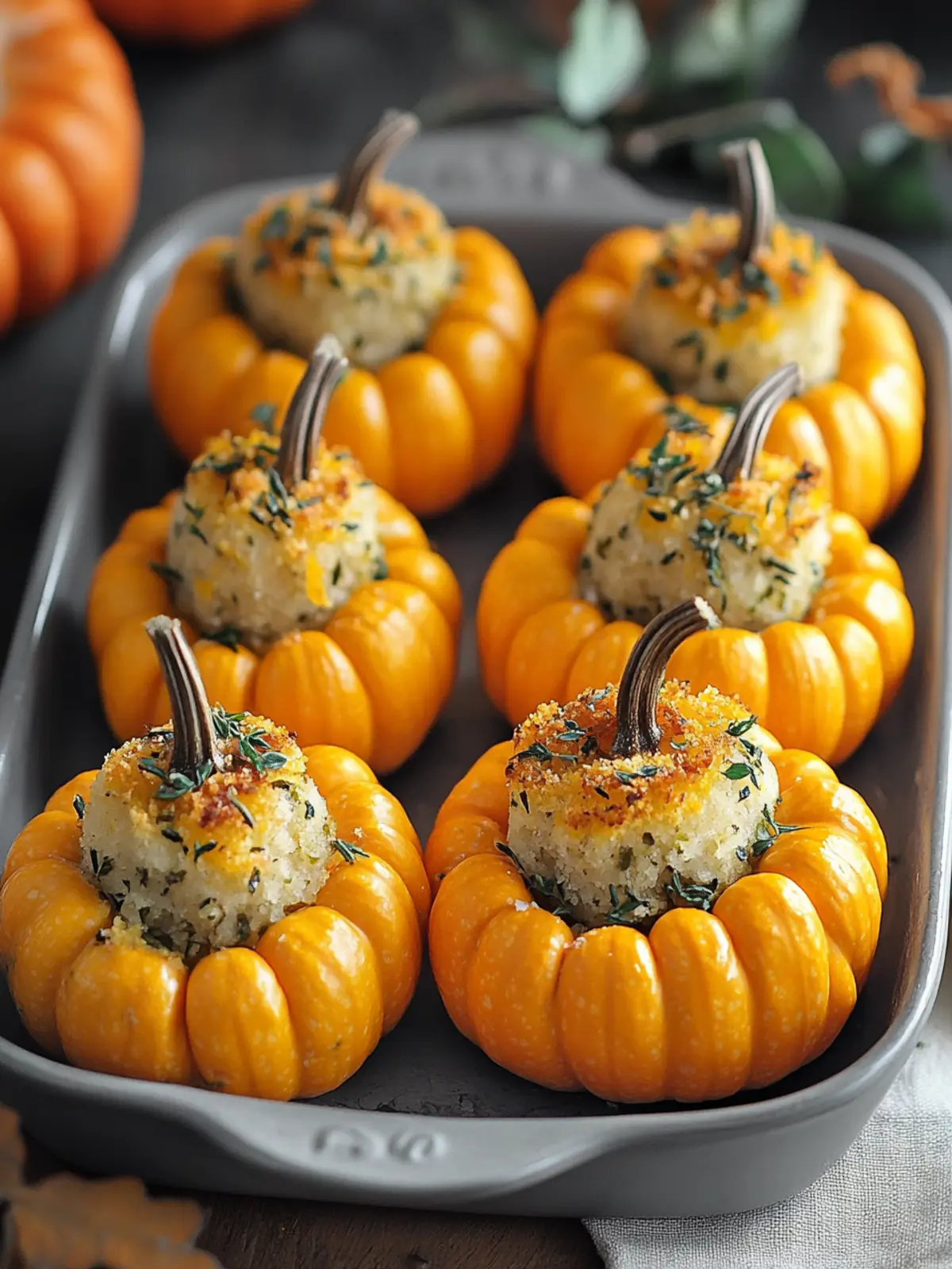 Stuffed Mini Pumpkins