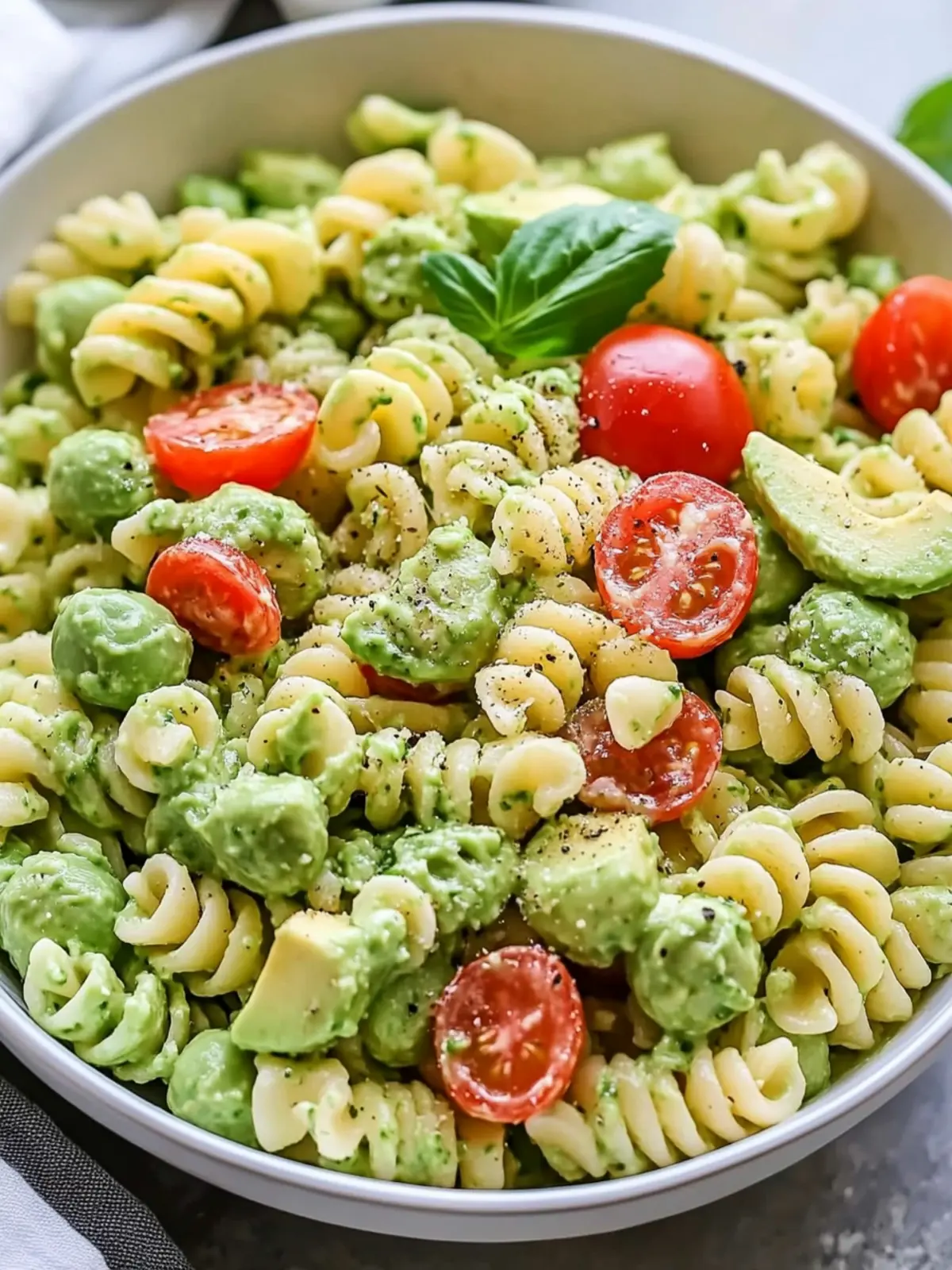Creamy Avocado Pasta Salad