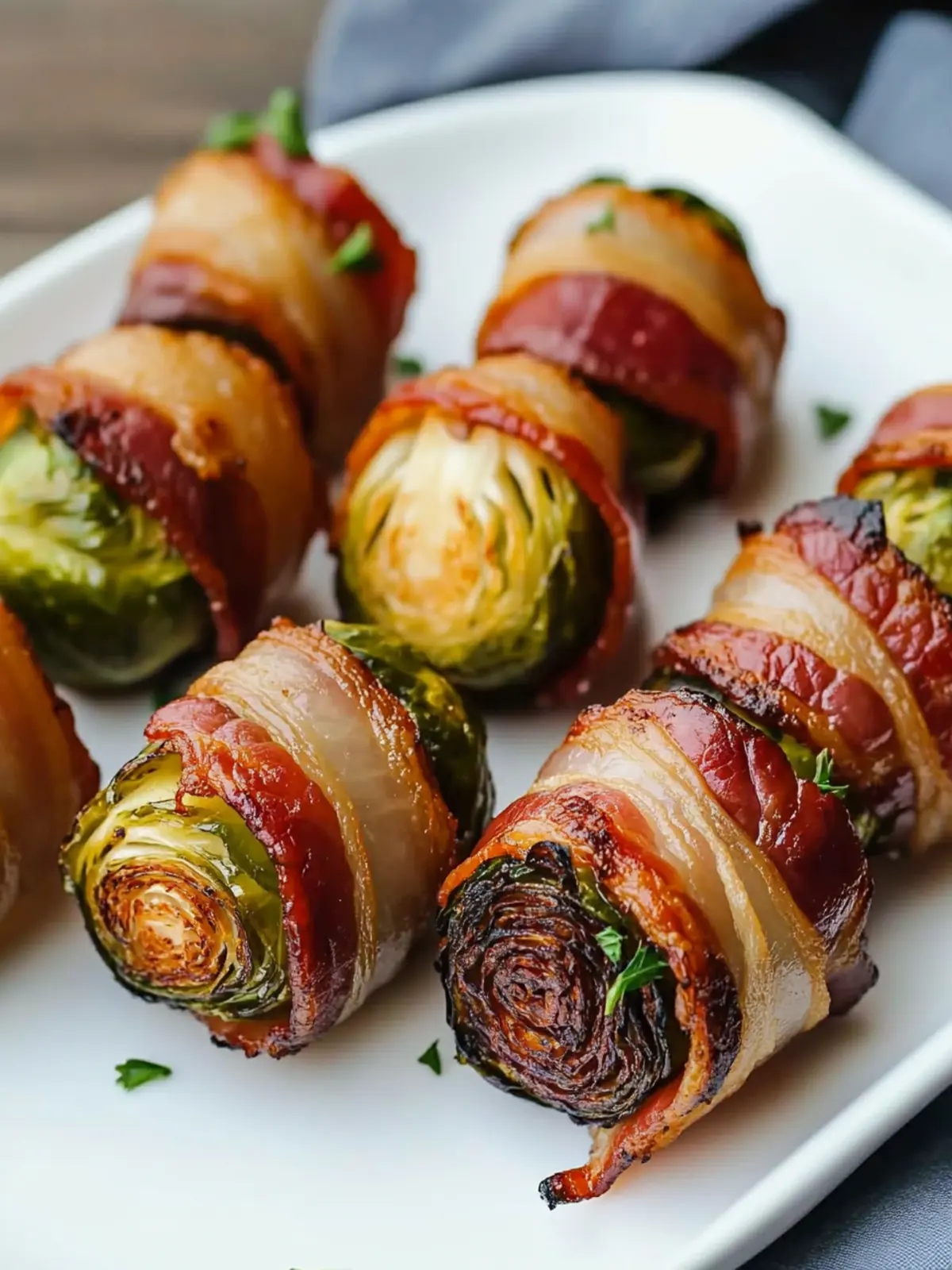 Bacon Wrapped Brussels Sprouts
