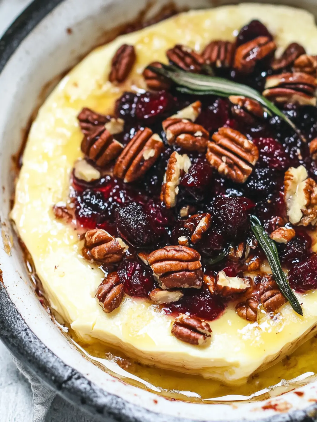 Cranberry Pecan Baked Brie