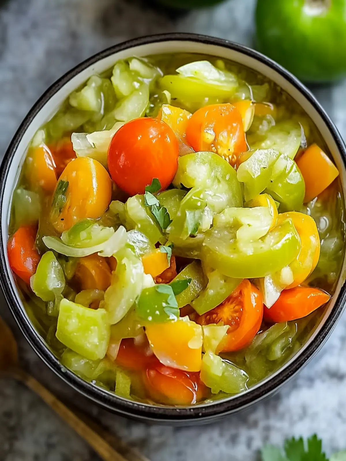 Canned Green Tomato Salad