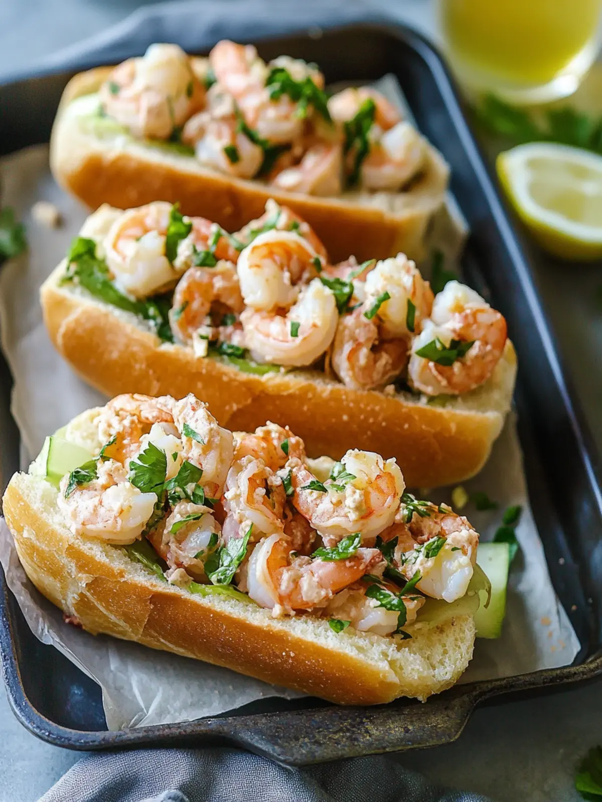 East Coast Shrimp Rolls