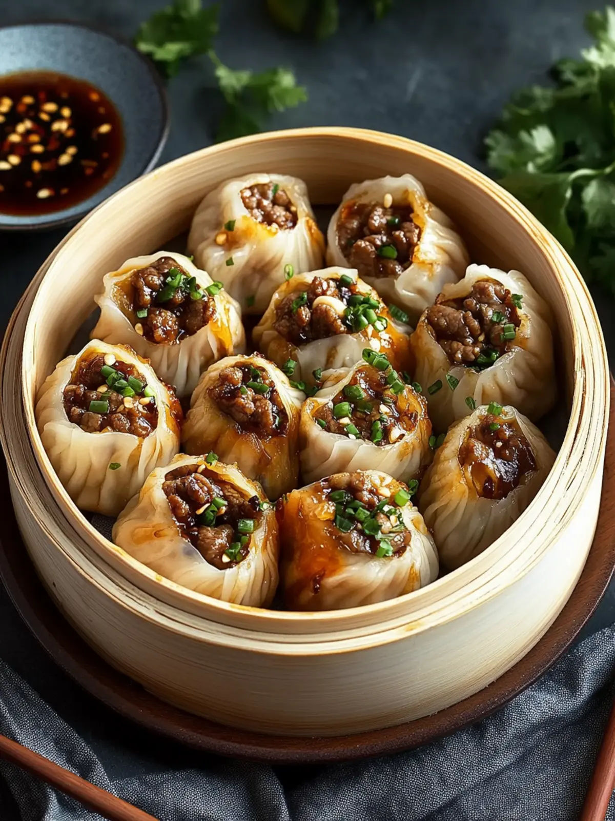 Spicy Beef Dumpling Rolls