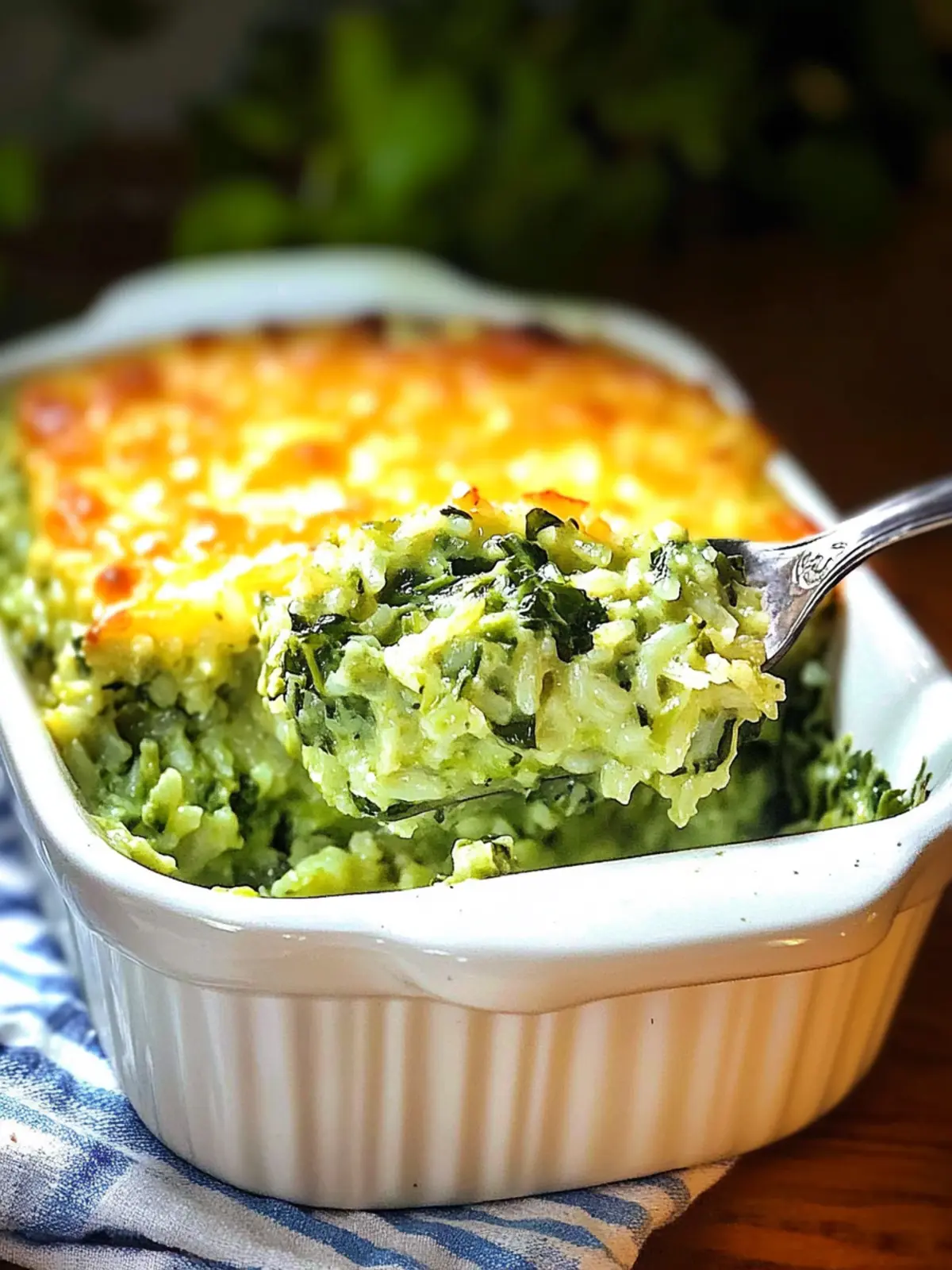 Green Rice Casserole