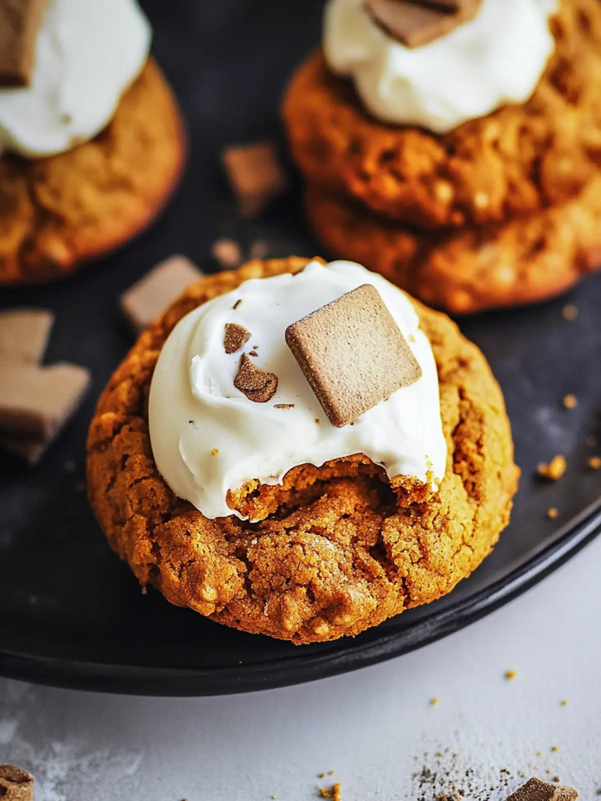 Pumpkin S’mores Cookies
