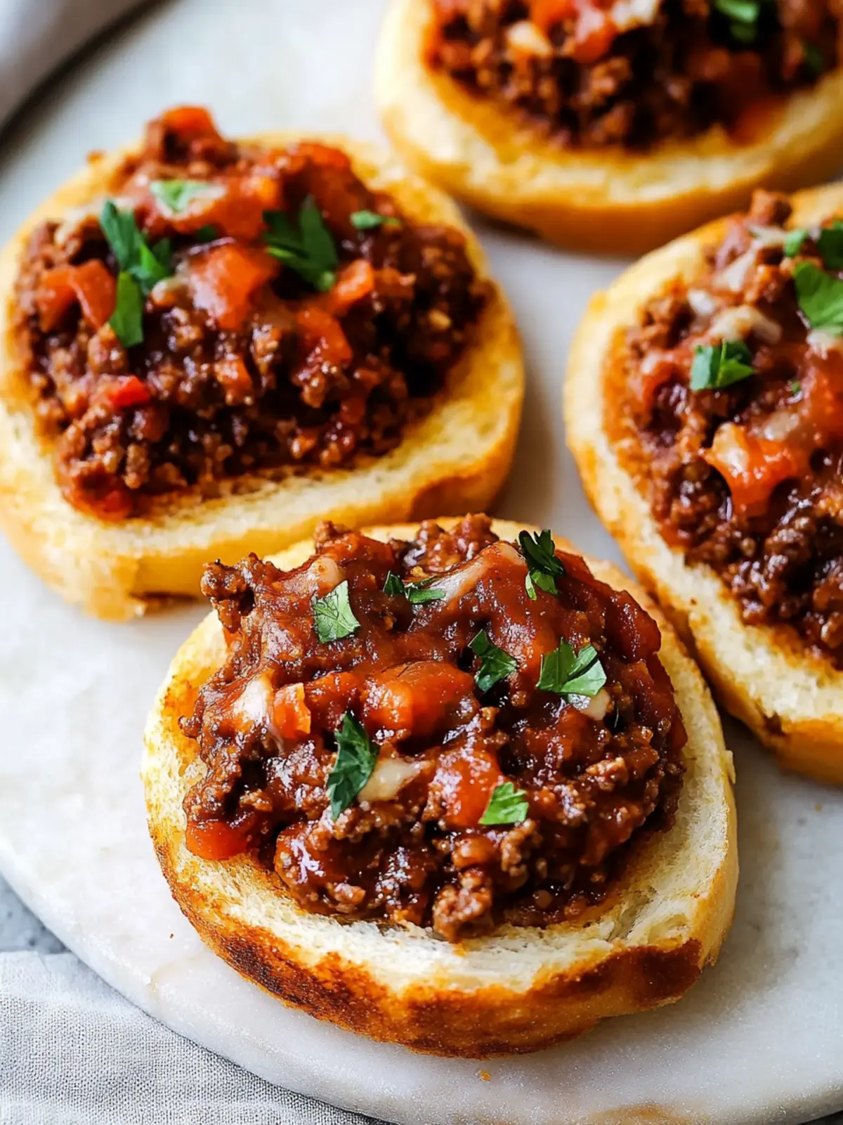 Texas Toast Sloppy Joes