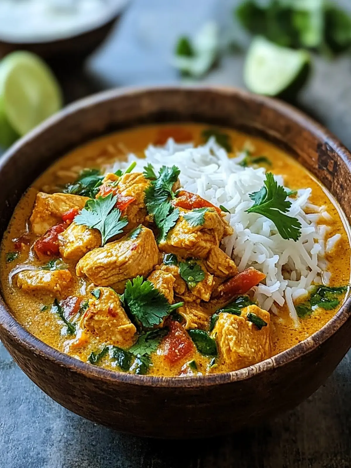 Crockpot Coconut Chicken Curry