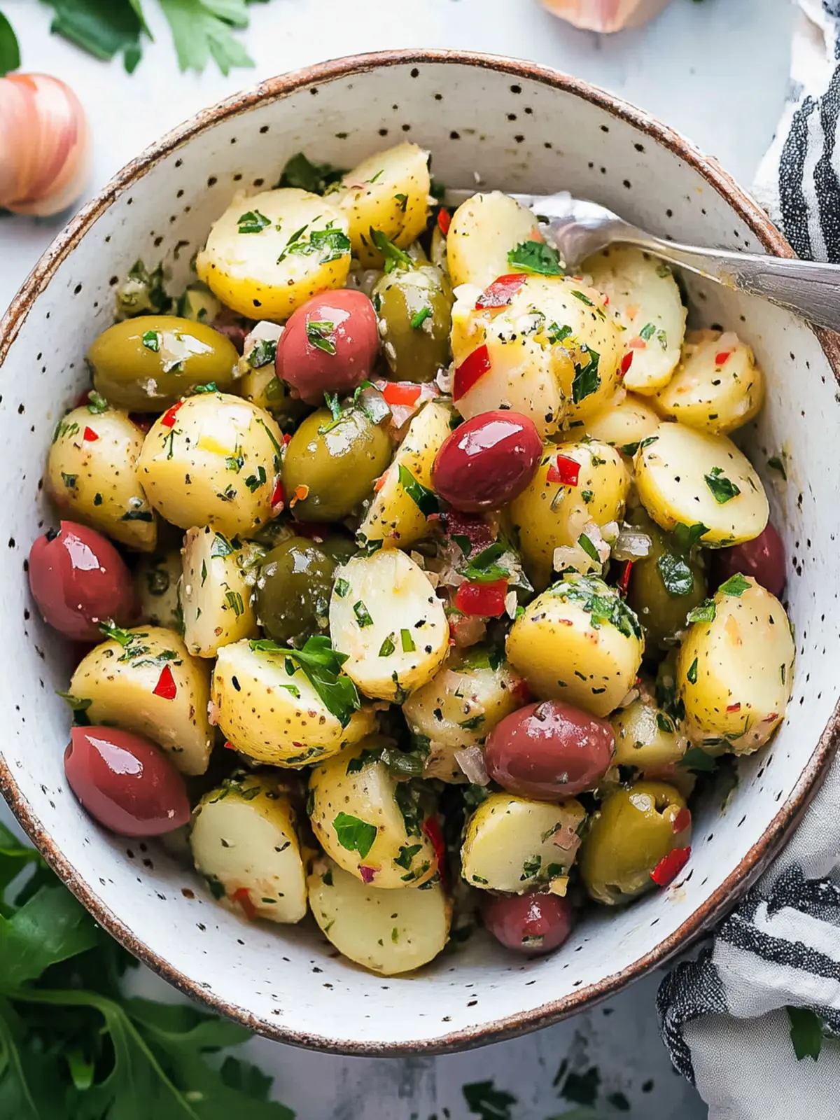 Potato Salad with Olives