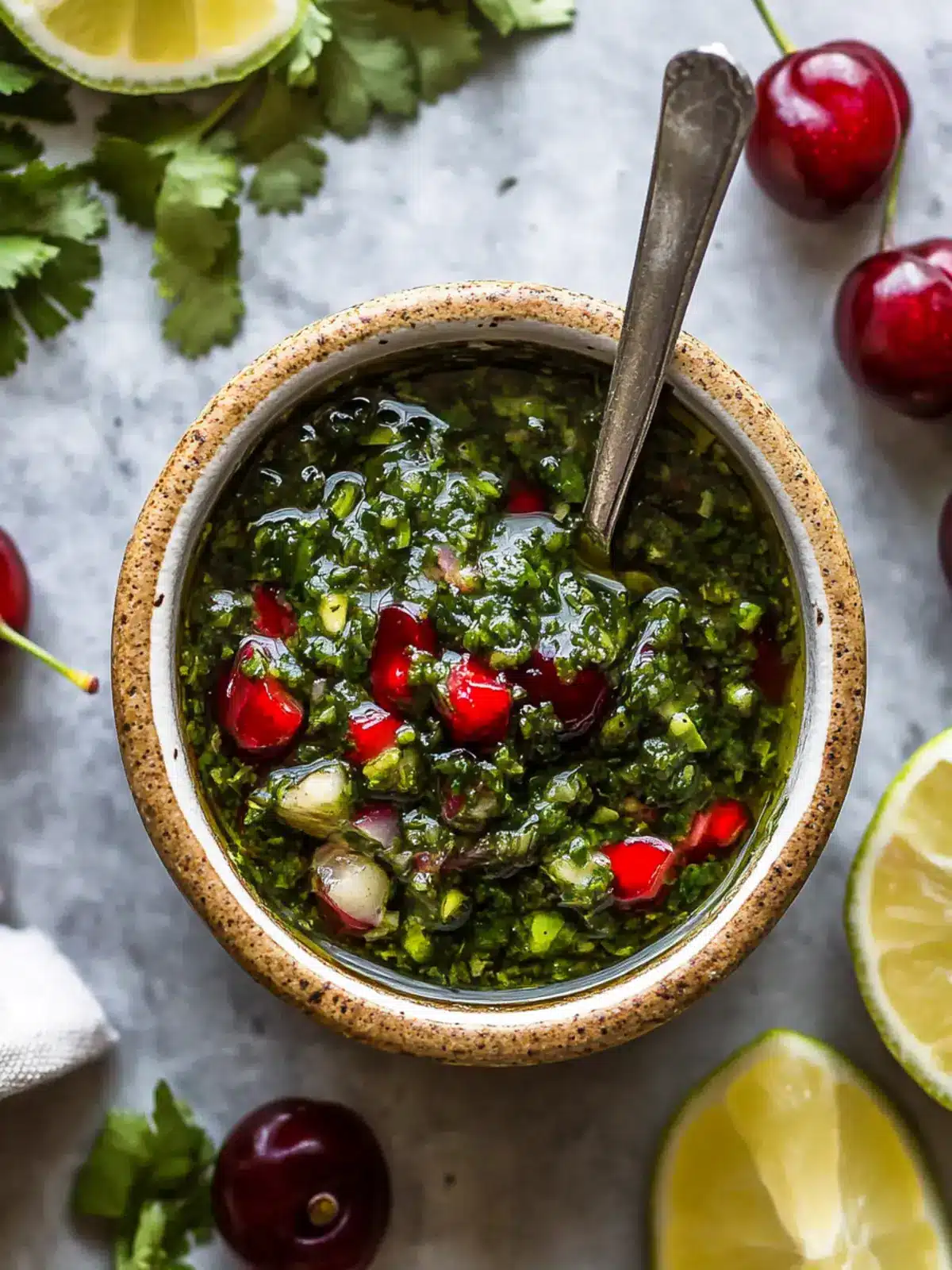 Cherry Chimichurri Sauce