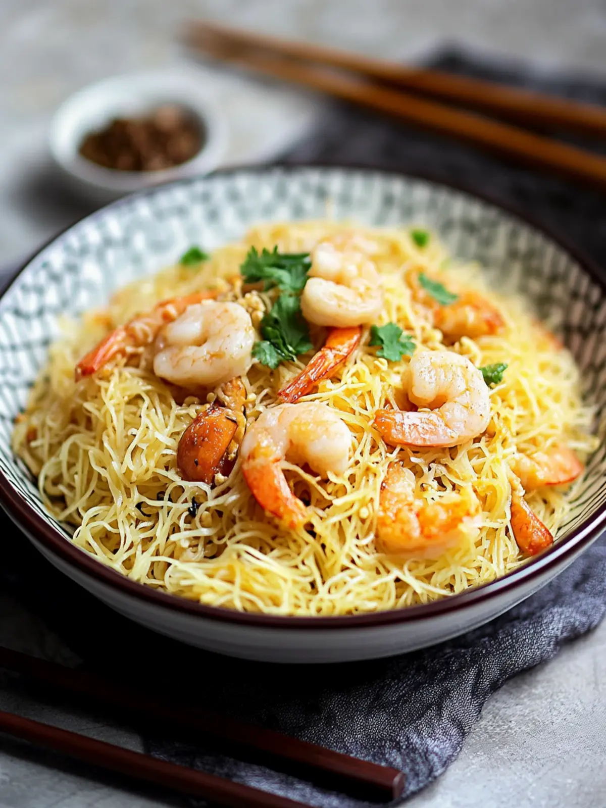 Singapore Chow Mei Fun Noodles