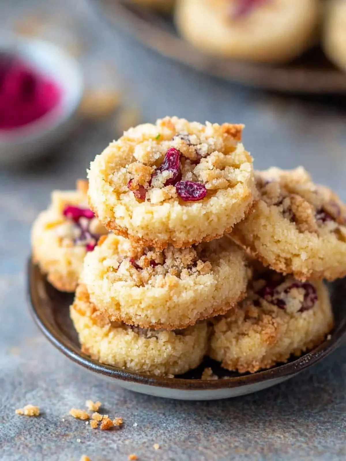 Peda Crumble Cookies for Diwali