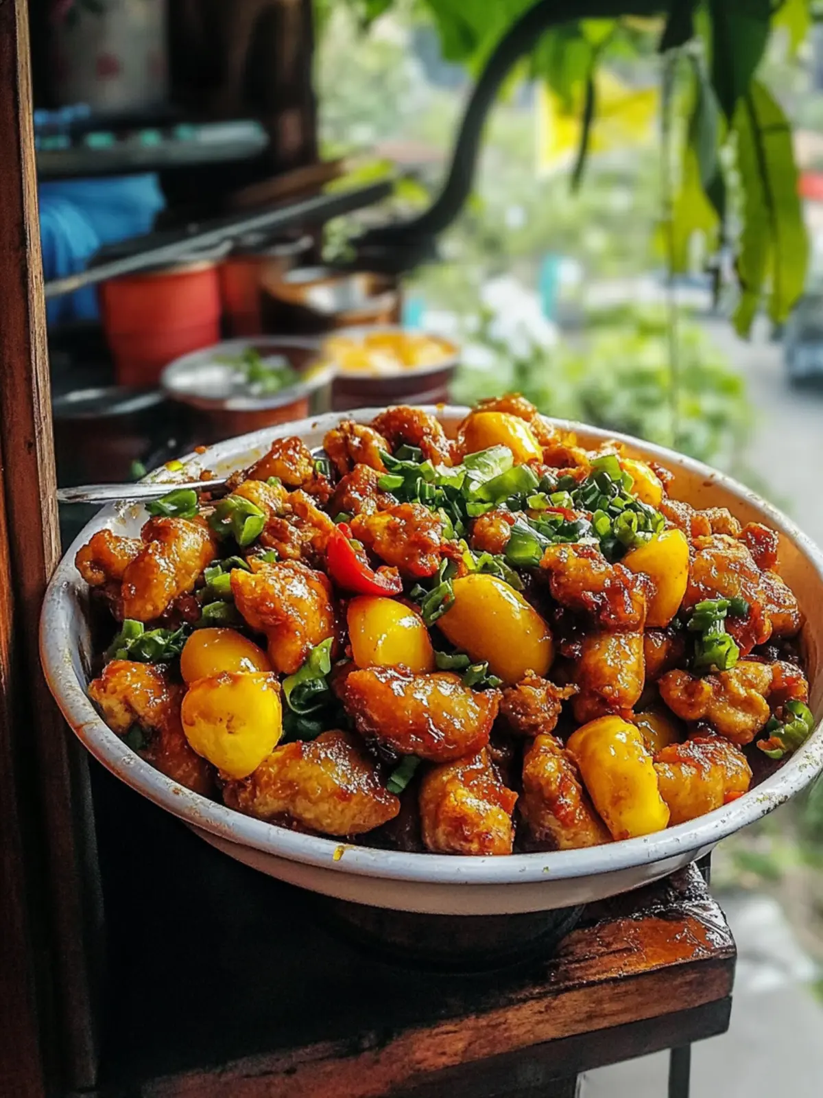 Indo Chinese Chicken Cart