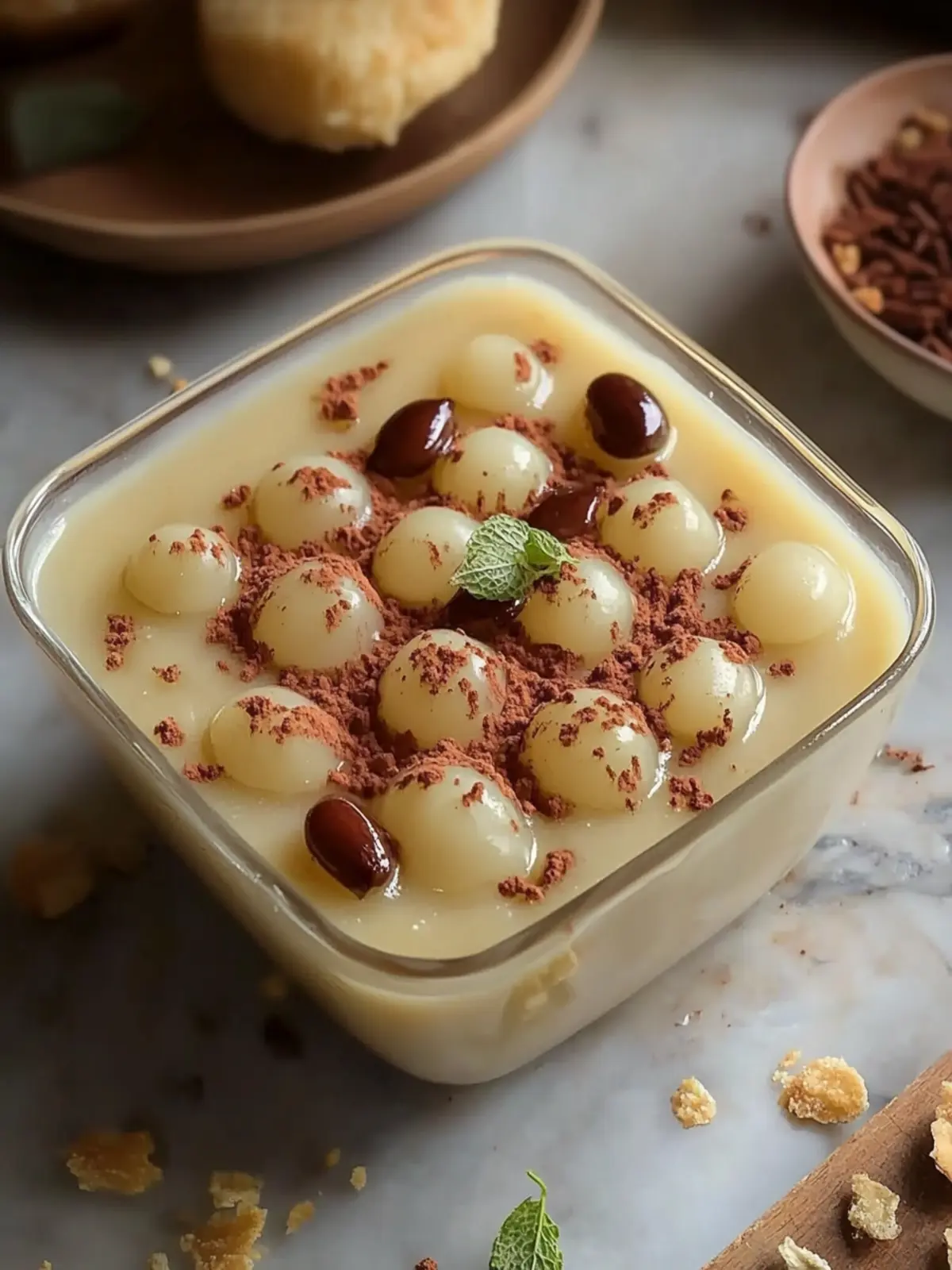 GULAB JAMUN RUSK PUDDING