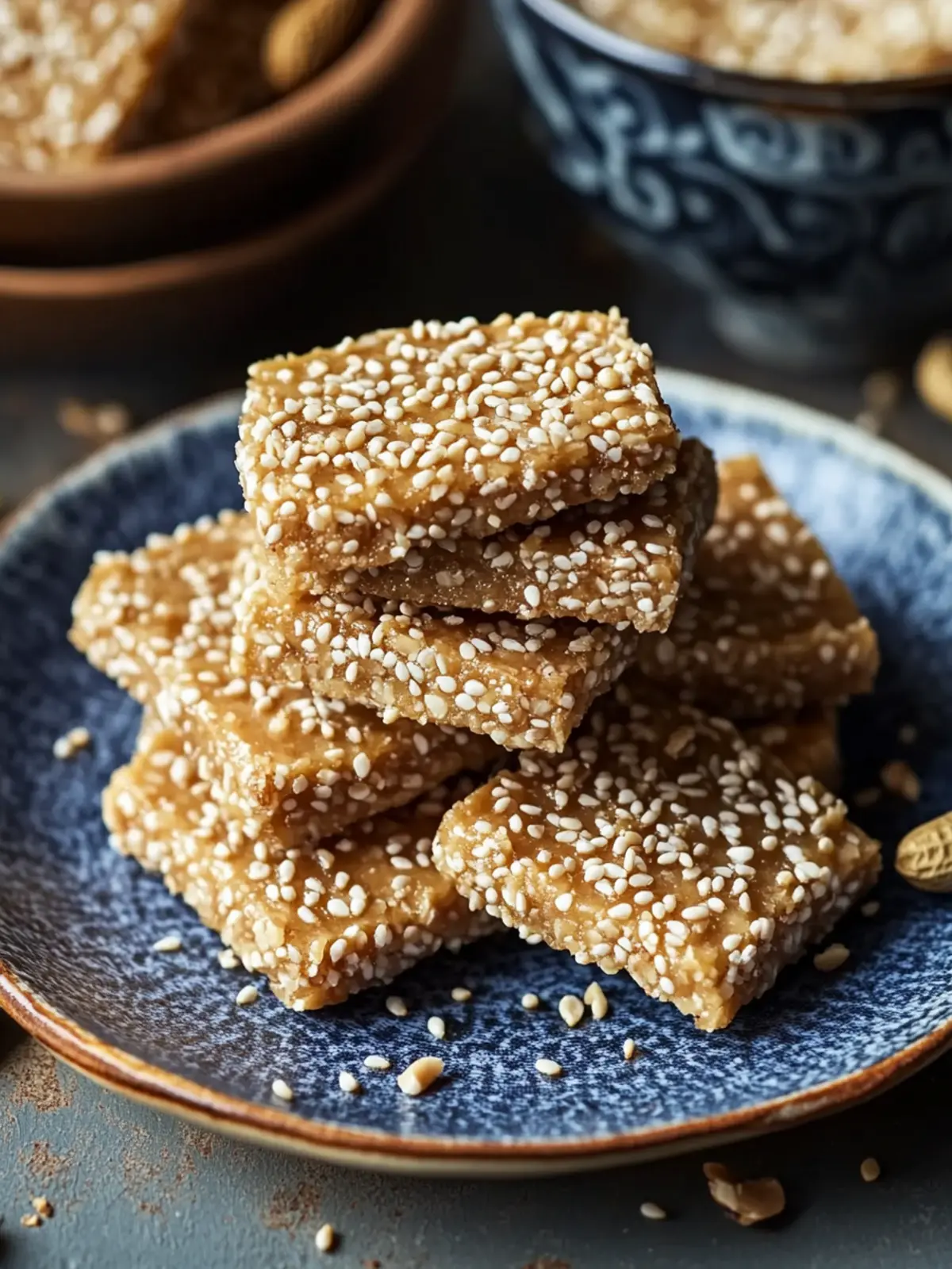 Crunchy Peanut and Sesame Bliss