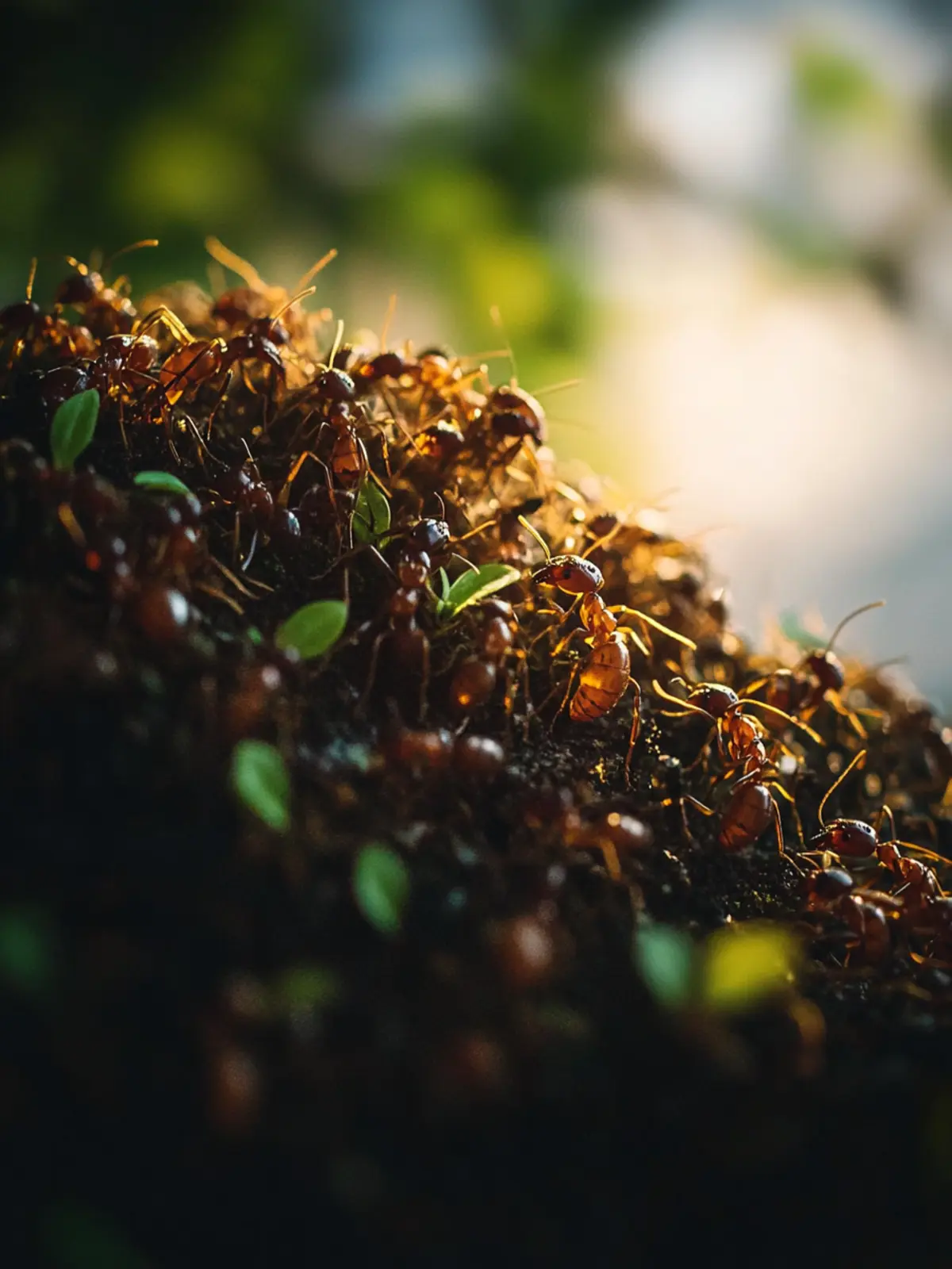 Ants Climbing a Tree