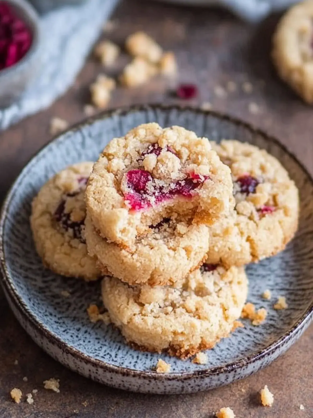 Peda Crumble Cookies for Diwali