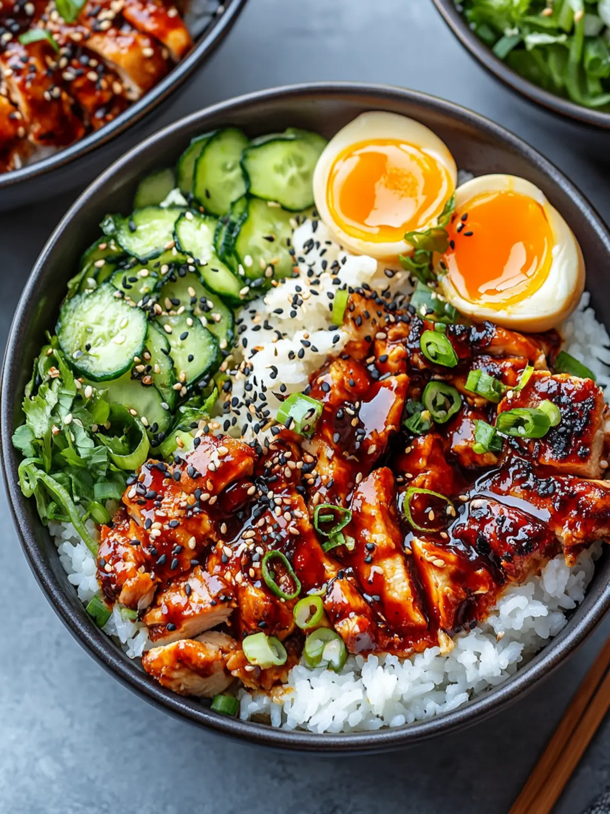Korean Bbq Chicken Rice Bowls