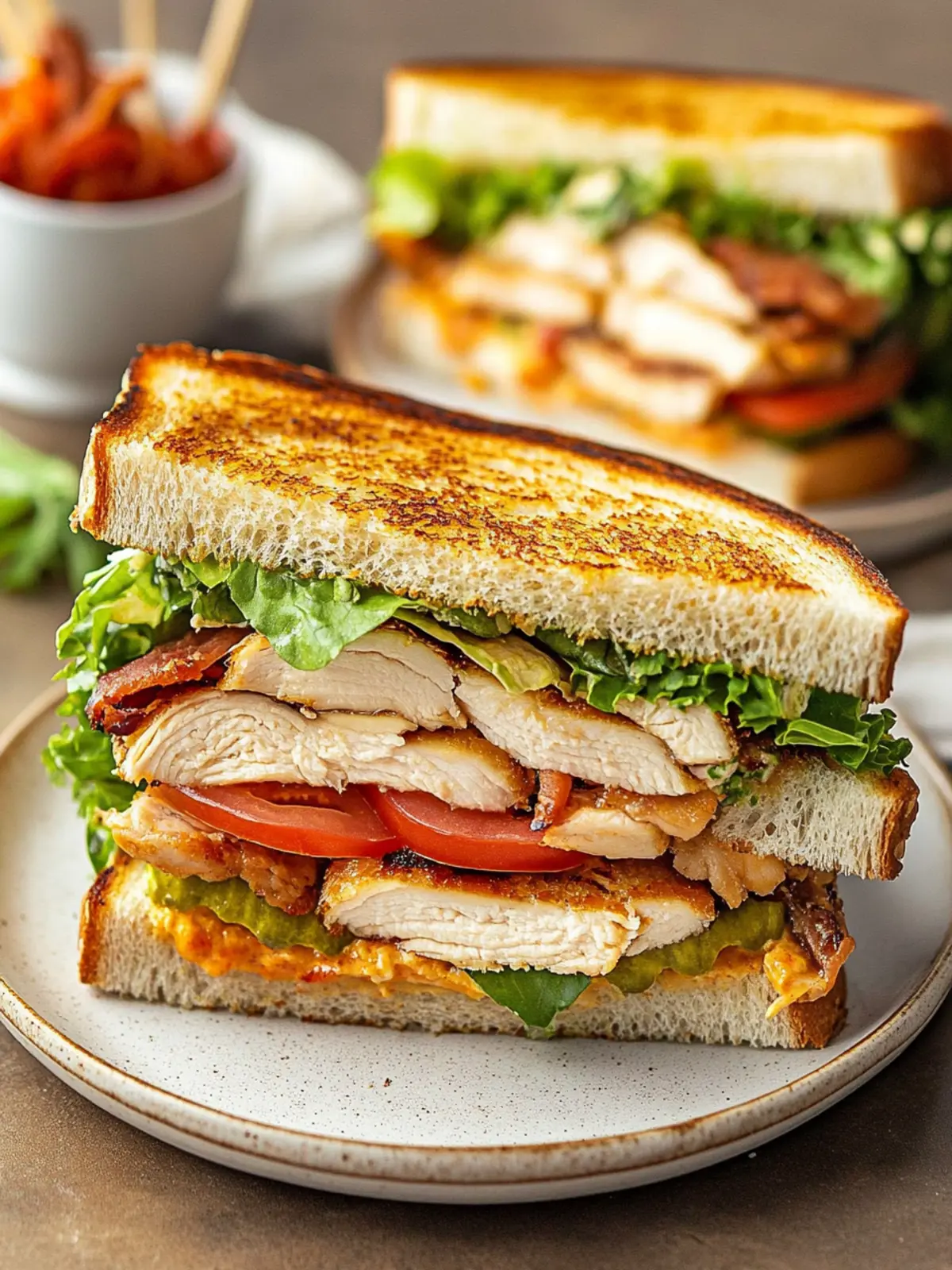 Chicken Club Sandwiches