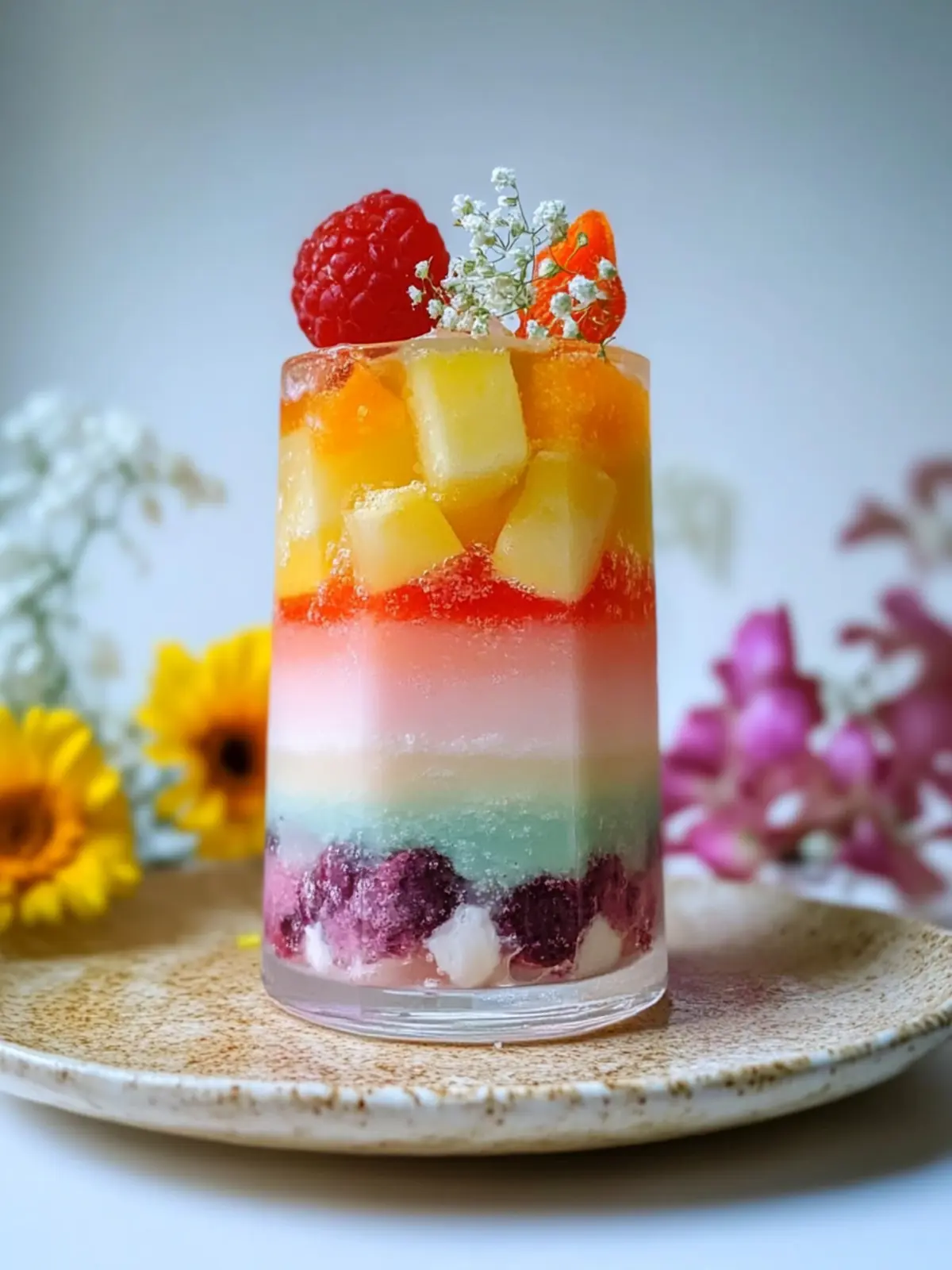 Vietnamese Rainbow Dessert