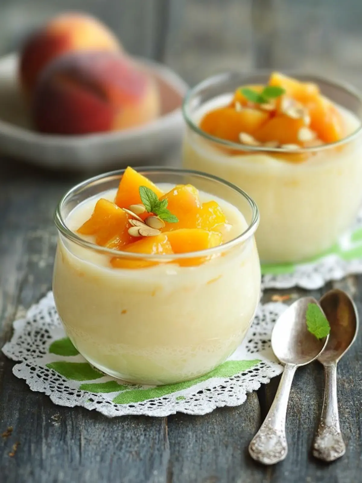 Peach Phirni