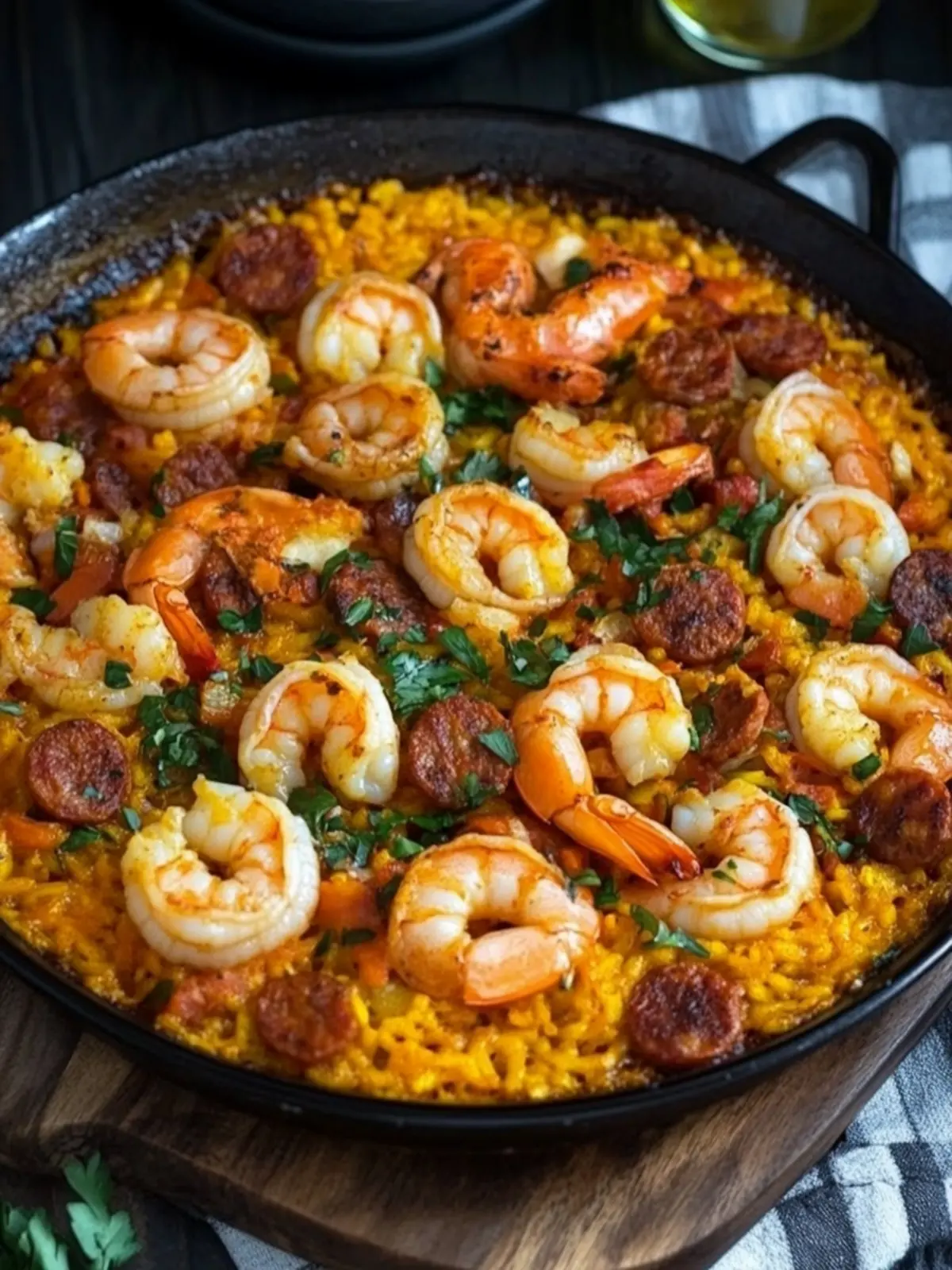 Shrimp and Chorizo Paella
