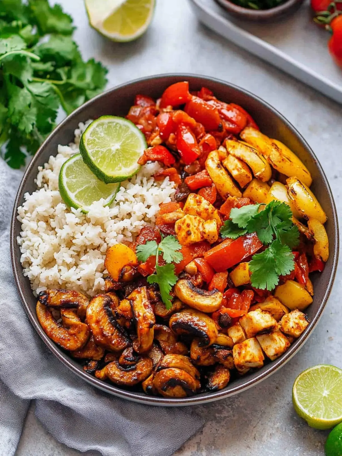 Vegan Fajita Bowl