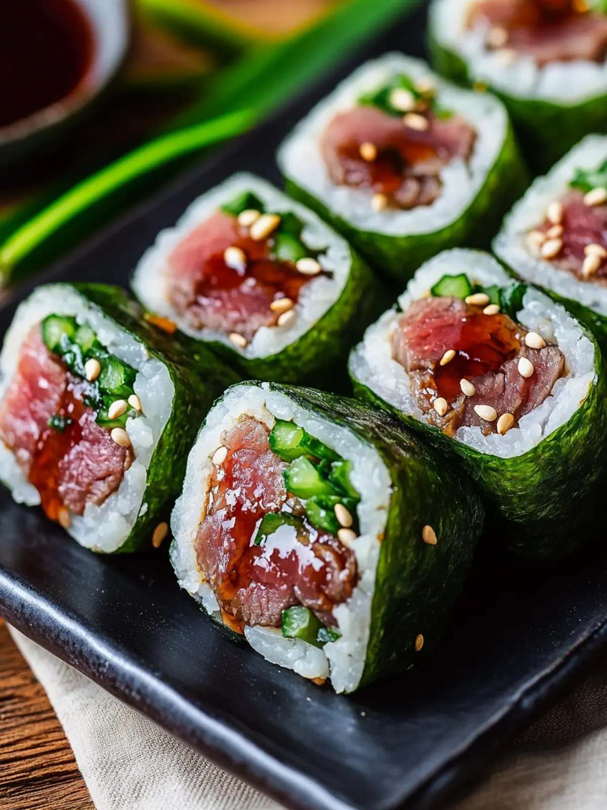 Beef Negimaki Rolls
