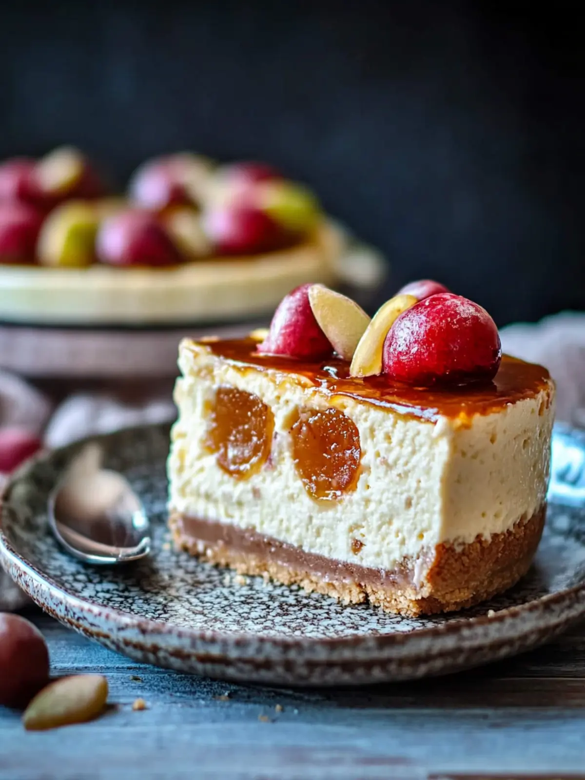 Gulab Jamun Cheesecake