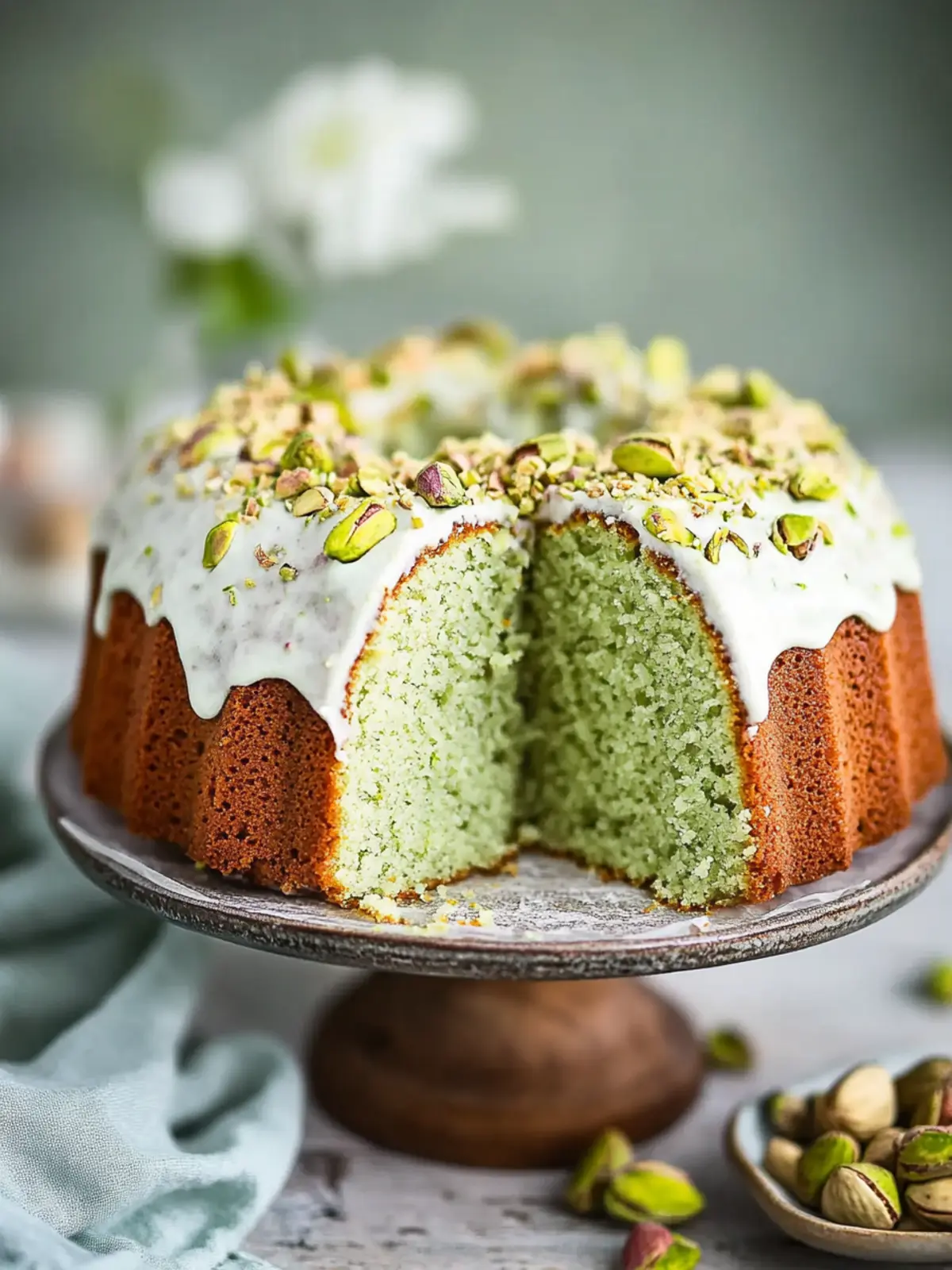 Pistachio Pound Cake