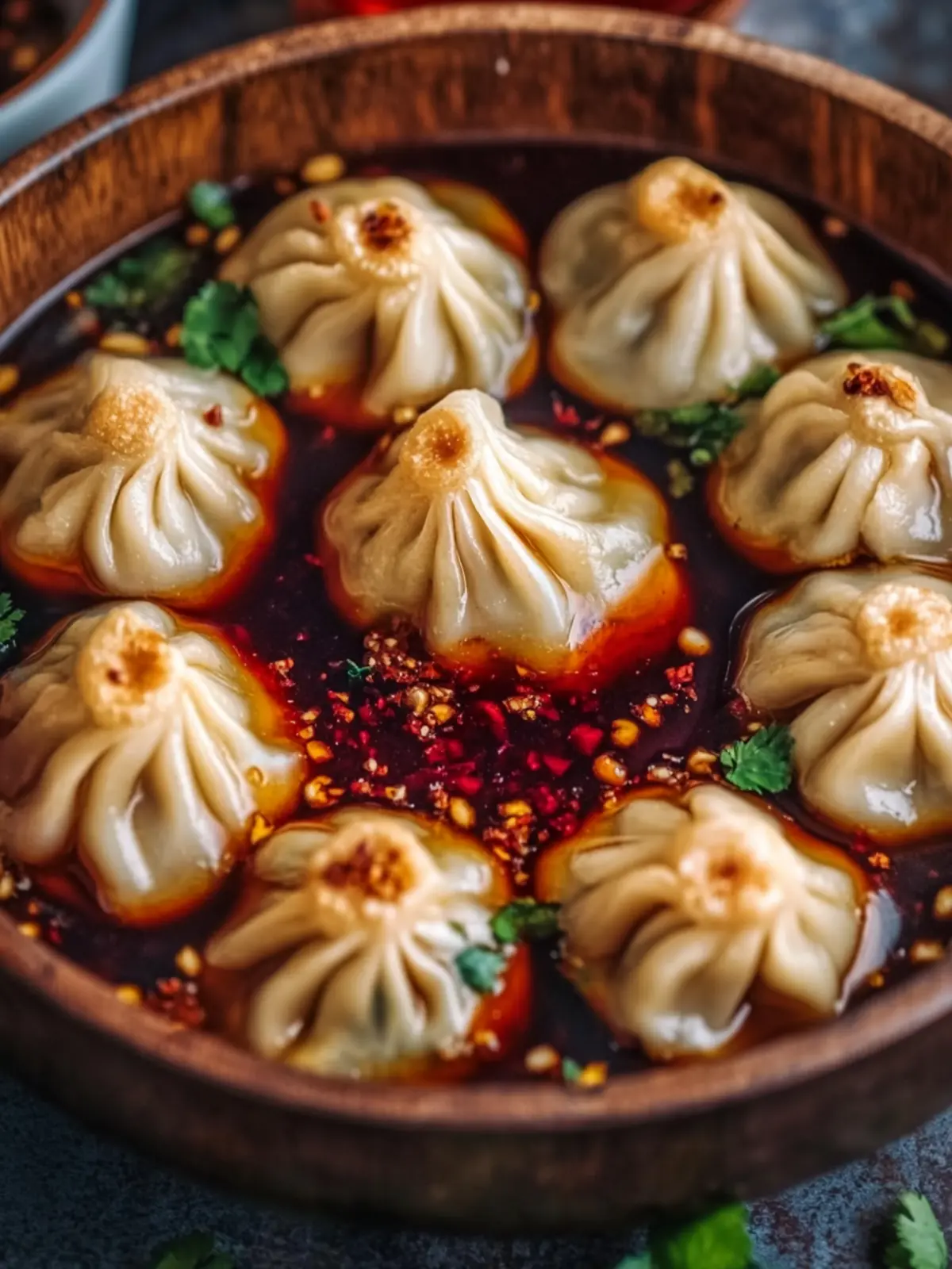 Chilli Garlic Momos
