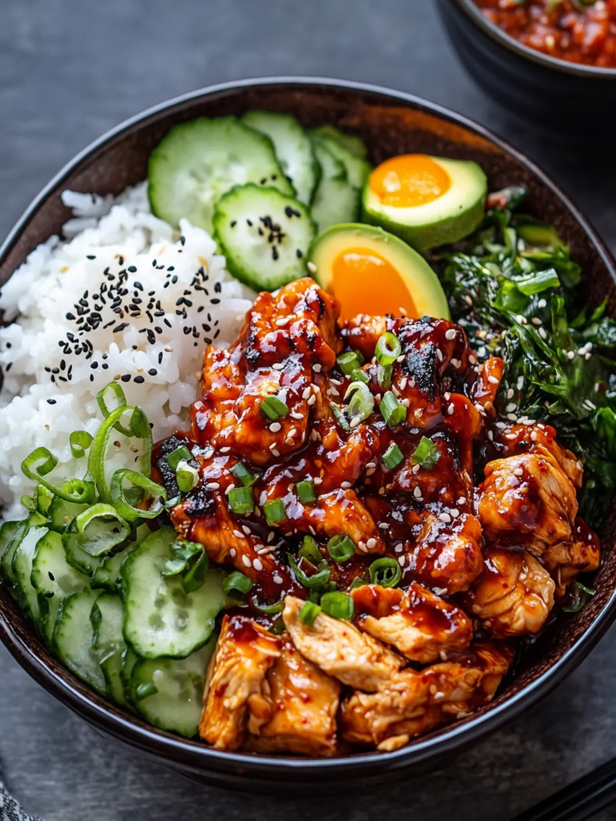 Korean Bbq Chicken Rice Bowls