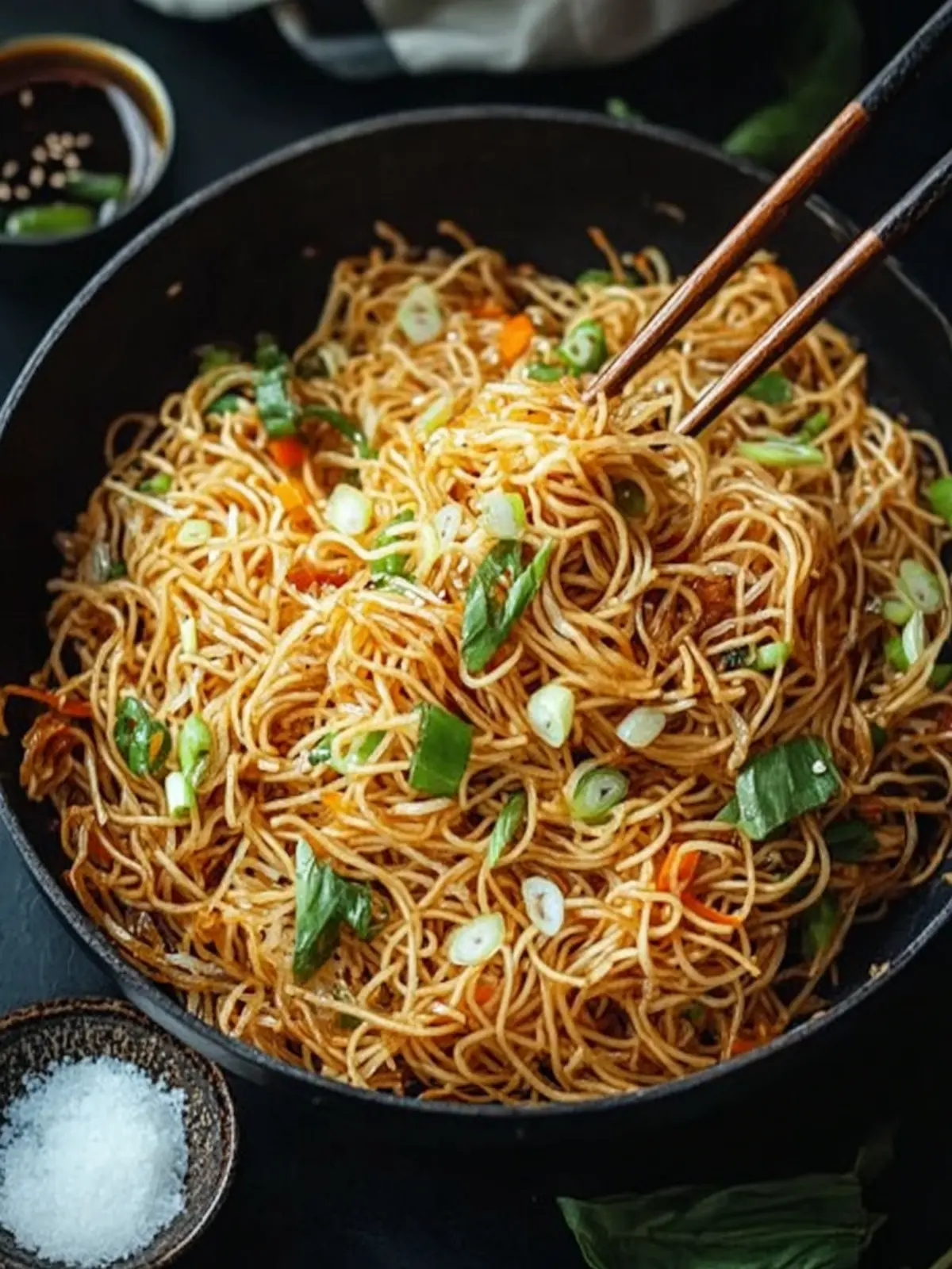 Soy Sauce Pan Fried Noodles