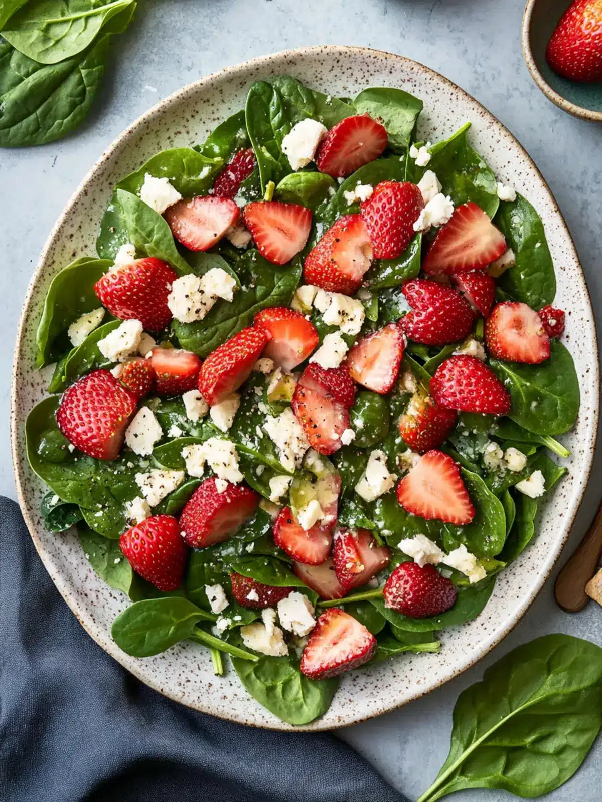 Spinach Strawberry Salad