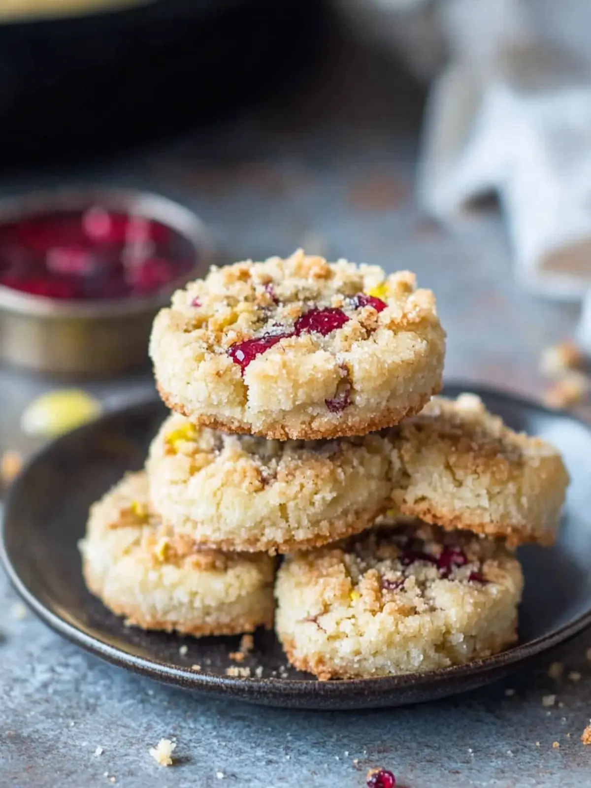 Peda Crumble Cookies for Diwali