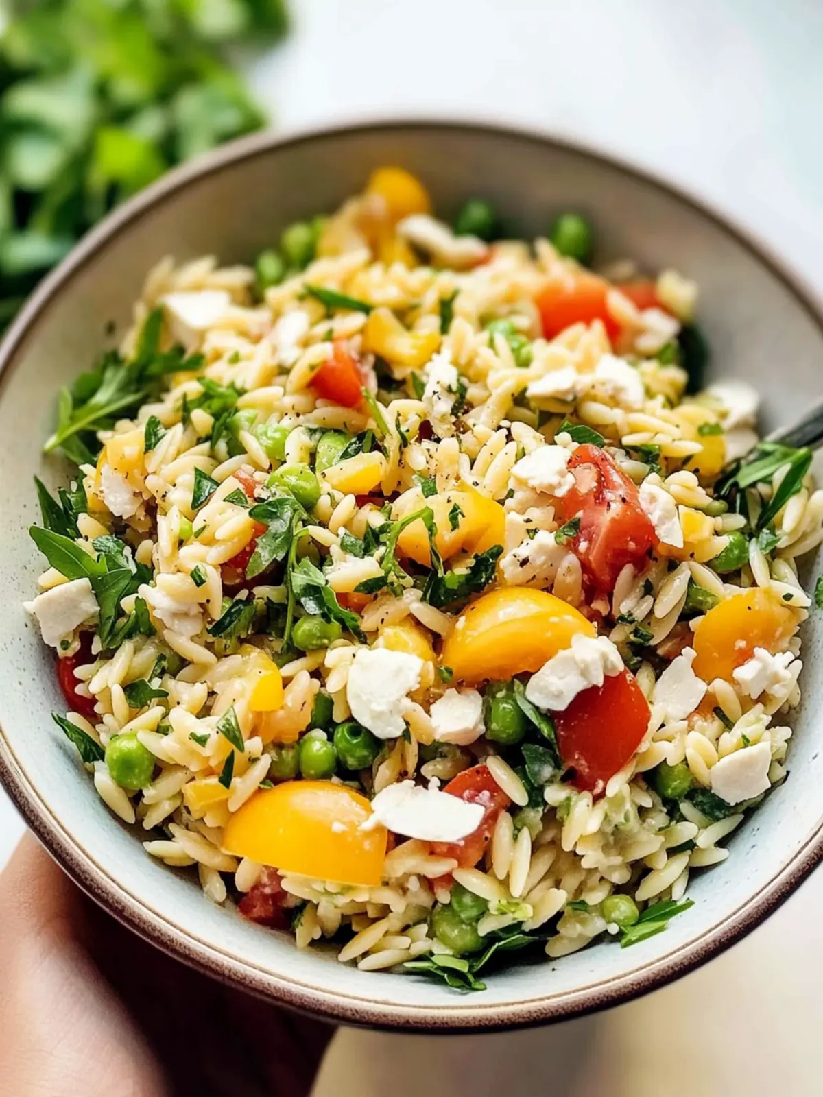 Zippy Orzo Summer Salad