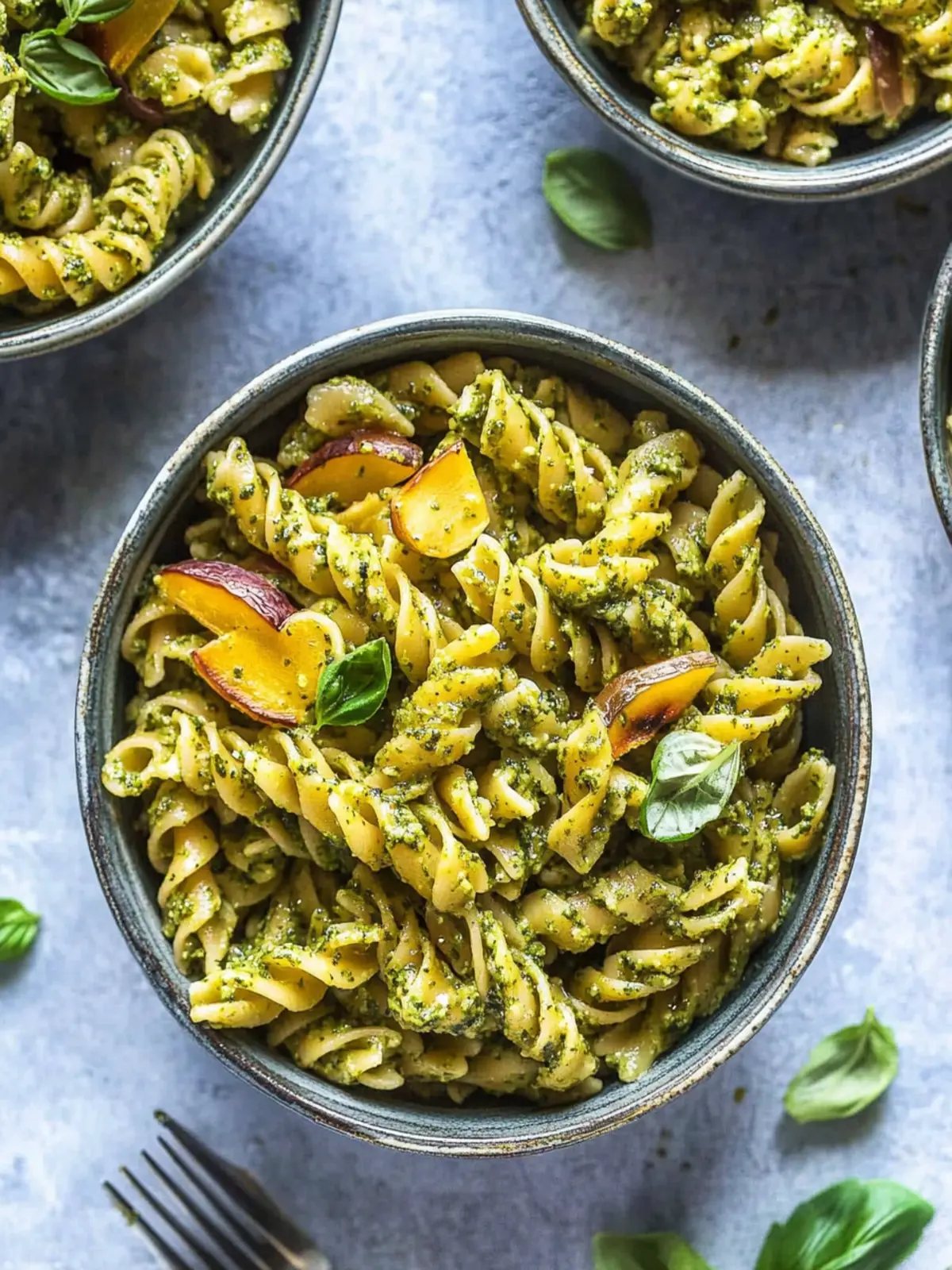 Whole Wheat Summer Pesto Pasta