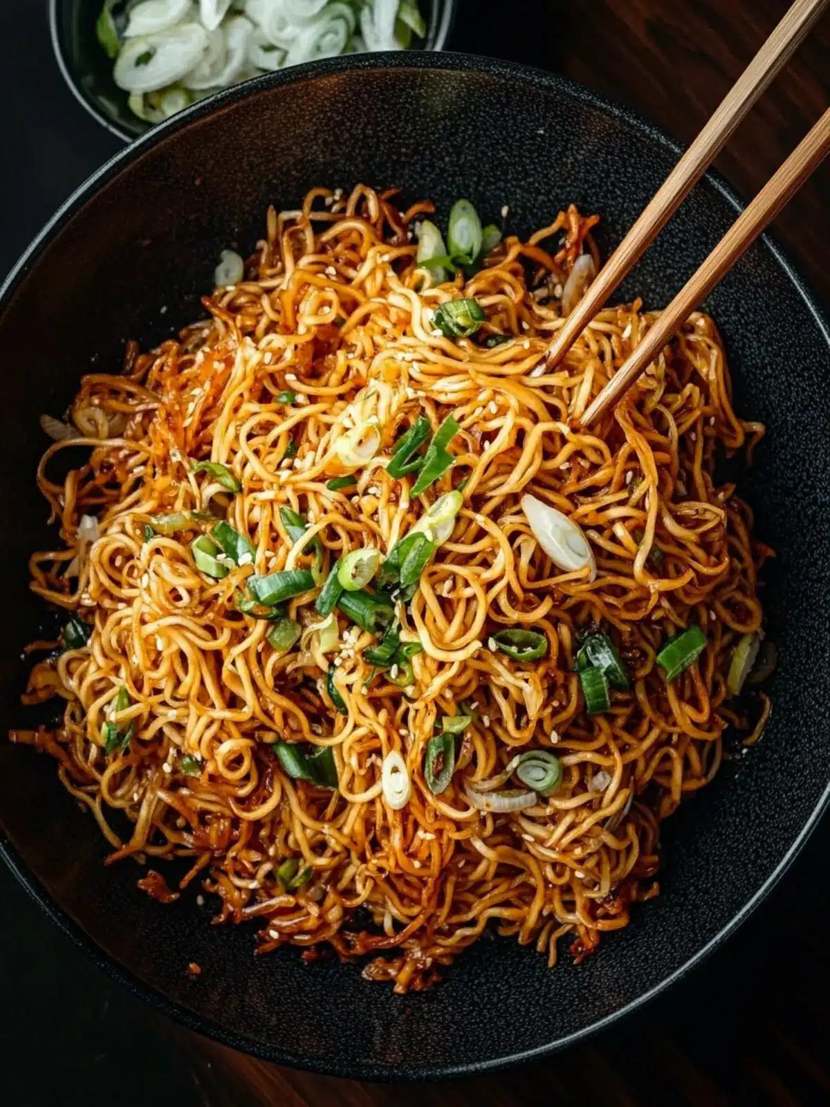 Soy Sauce Pan Fried Noodles
