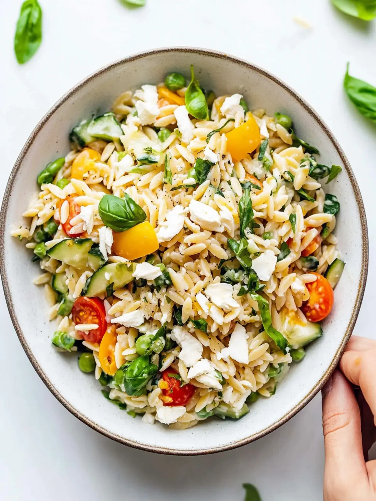 Zippy Orzo Summer Salad