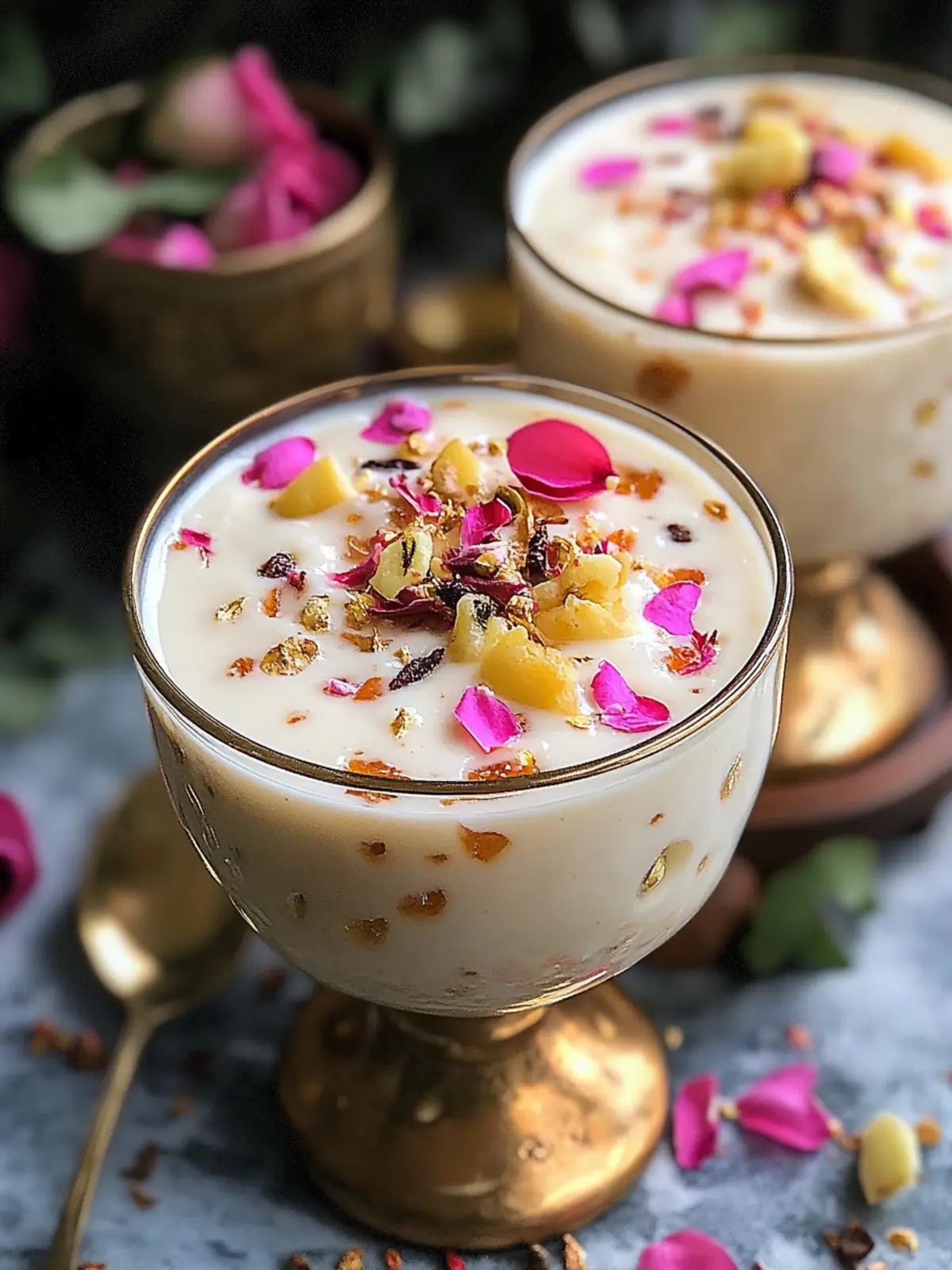 Rose Rasmalai Falooda