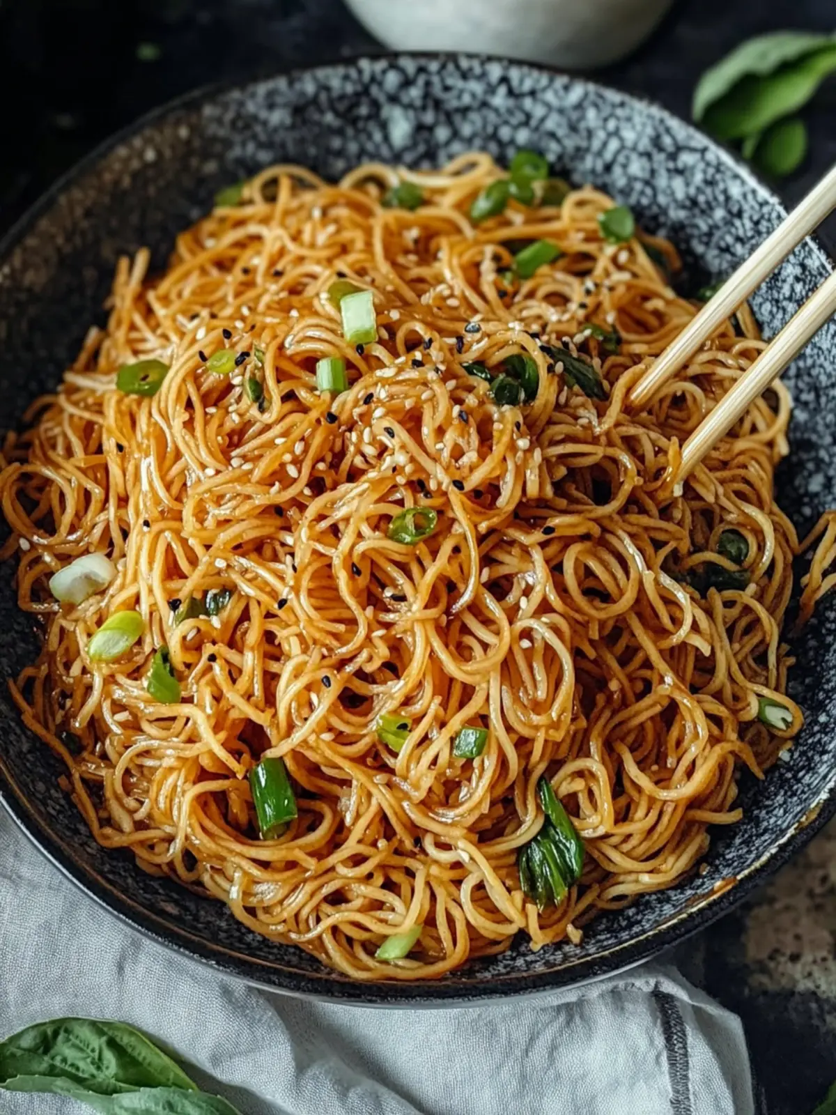 Soy Sauce Pan Fried Noodles