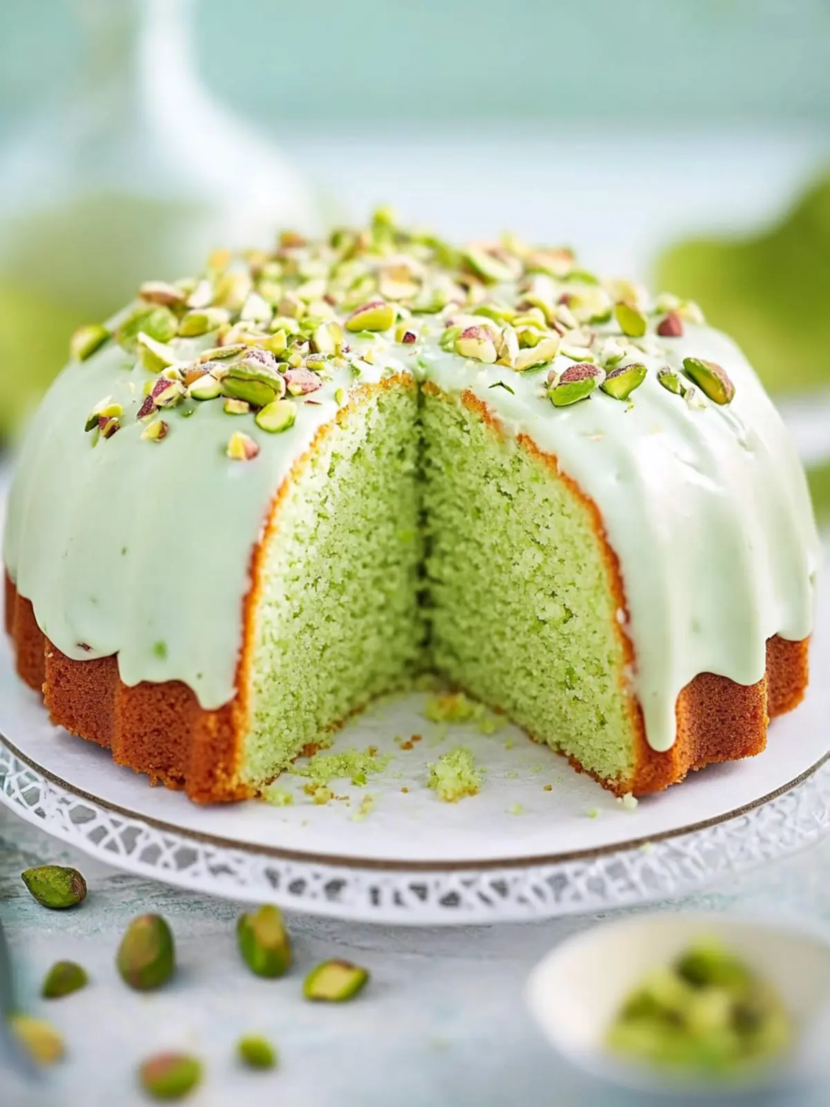 Pistachio Pound Cake