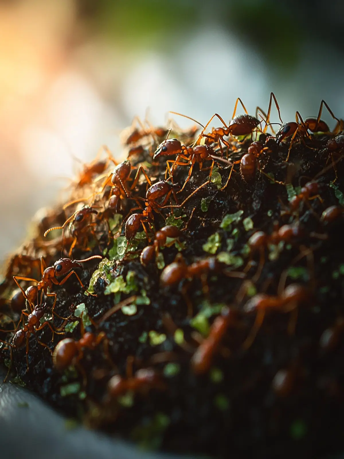 Ants Climbing a Tree
