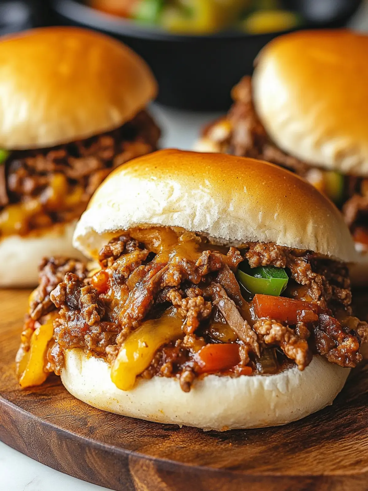 Philly Cheesesteak Sloppy Joes