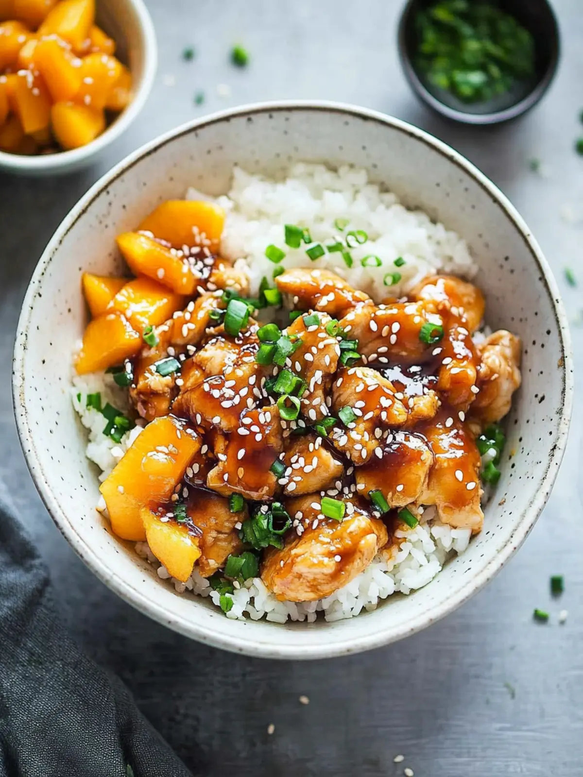 Sesame Mango Chicken Teriyaki