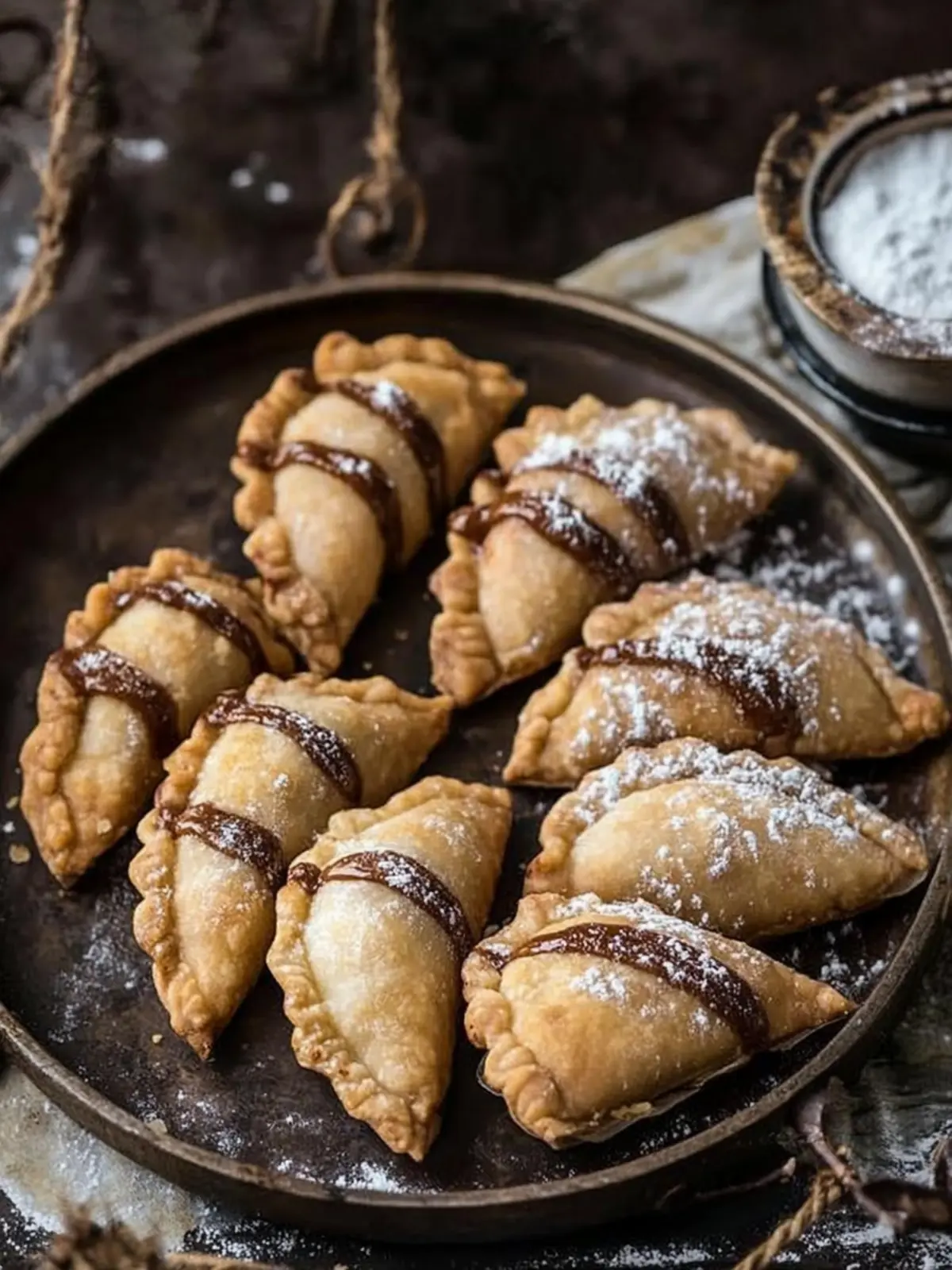 Chocolate Cinnamon Gujiya