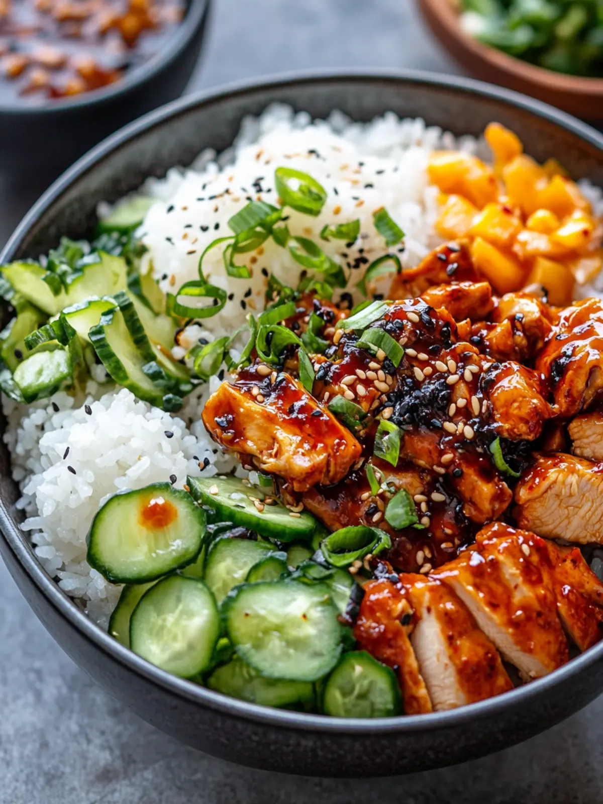 Korean Bbq Chicken Rice Bowls